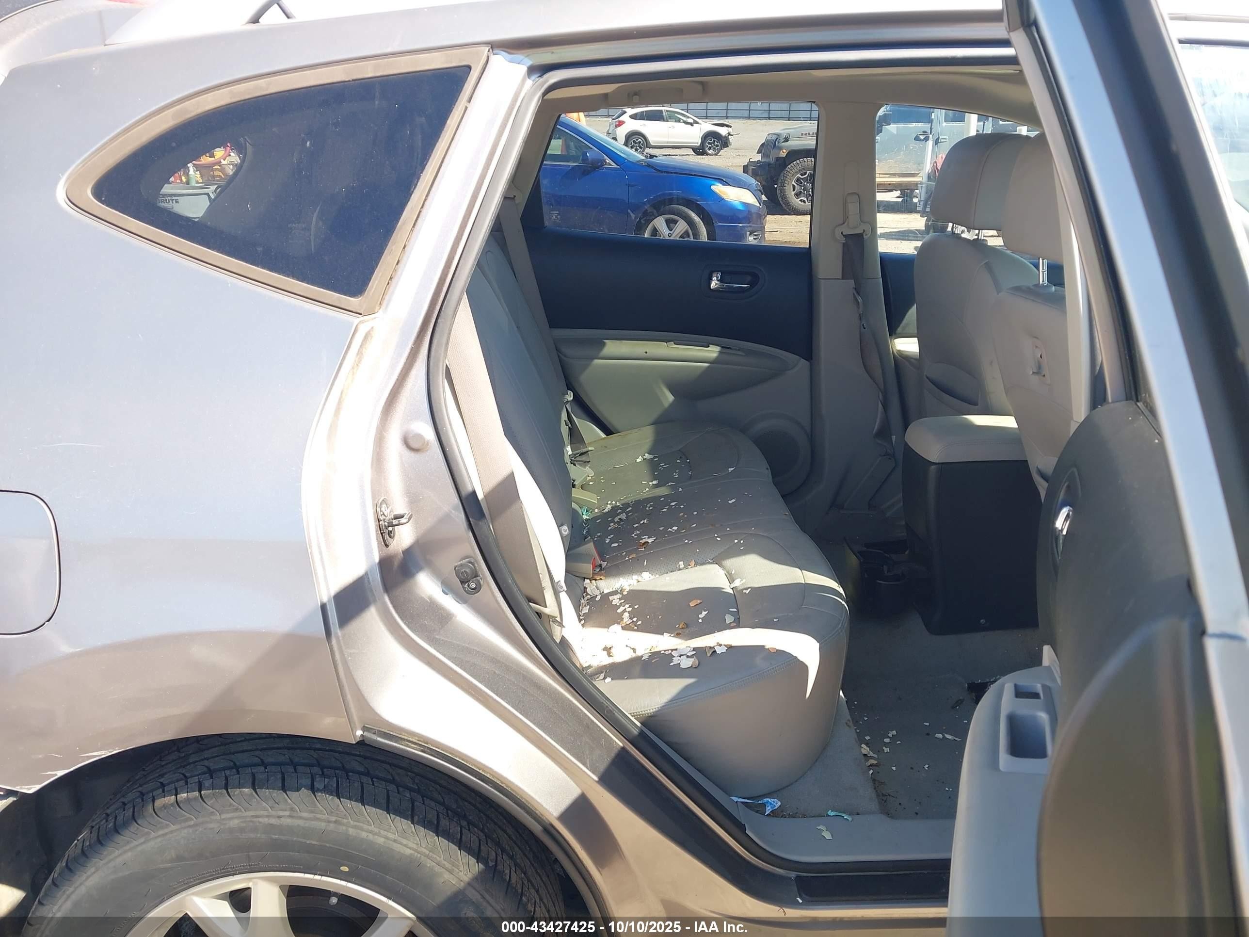 2009 Nissan Rogue Sl Silver vin: JN8AS58V79W433602