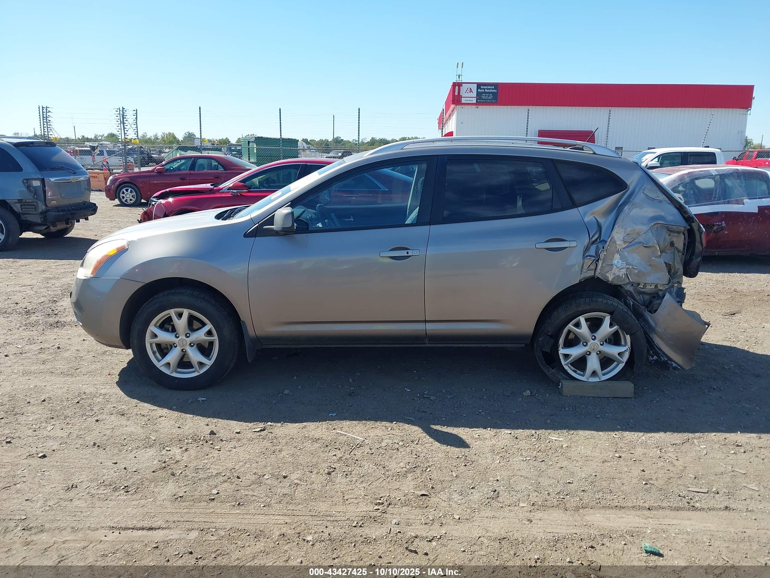 2009 Nissan Rogue Sl Silver vin: JN8AS58V79W433602
