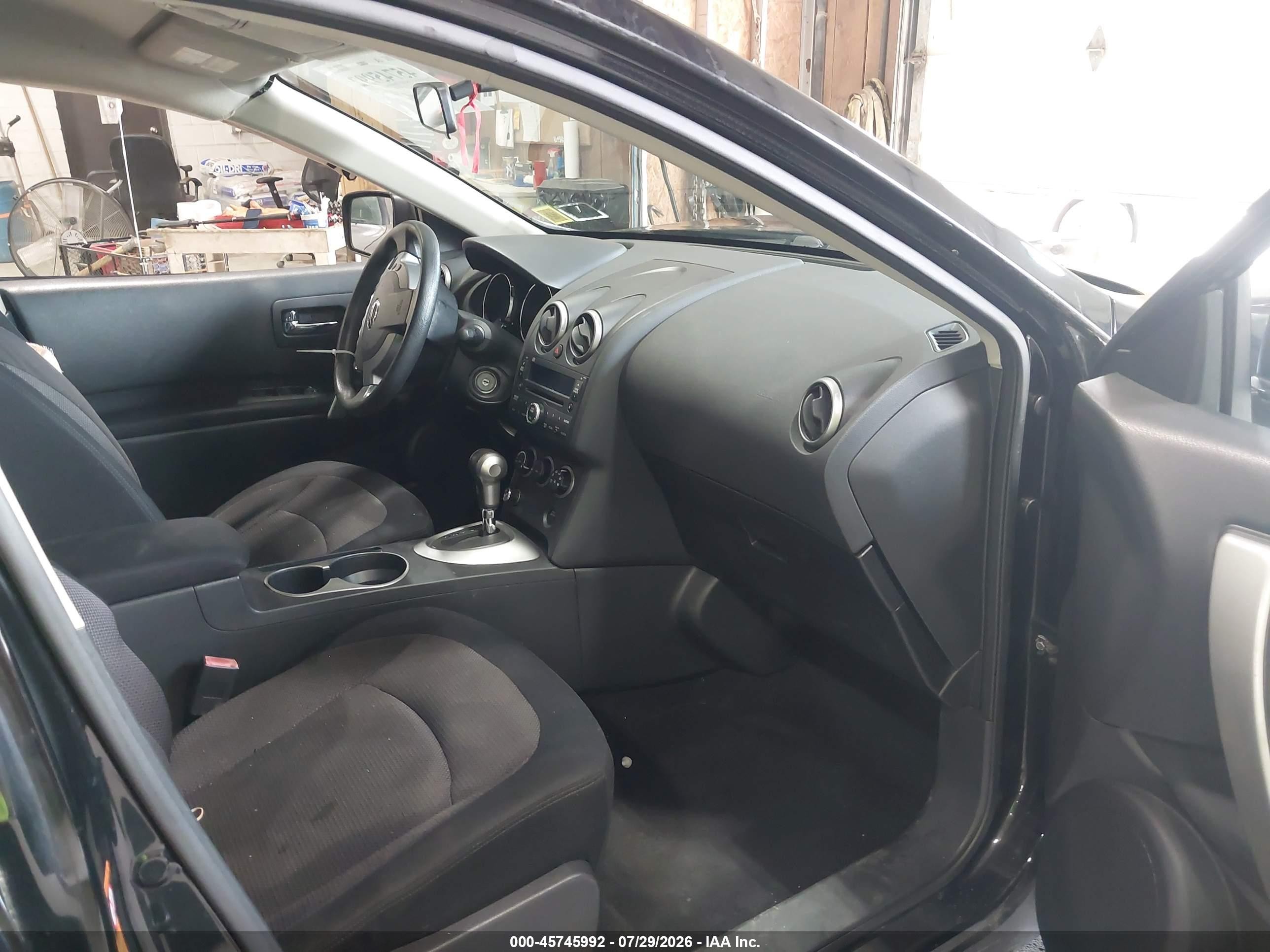 2009 Nissan Rogue Sl Черный vin: JN8AS58V79W437830