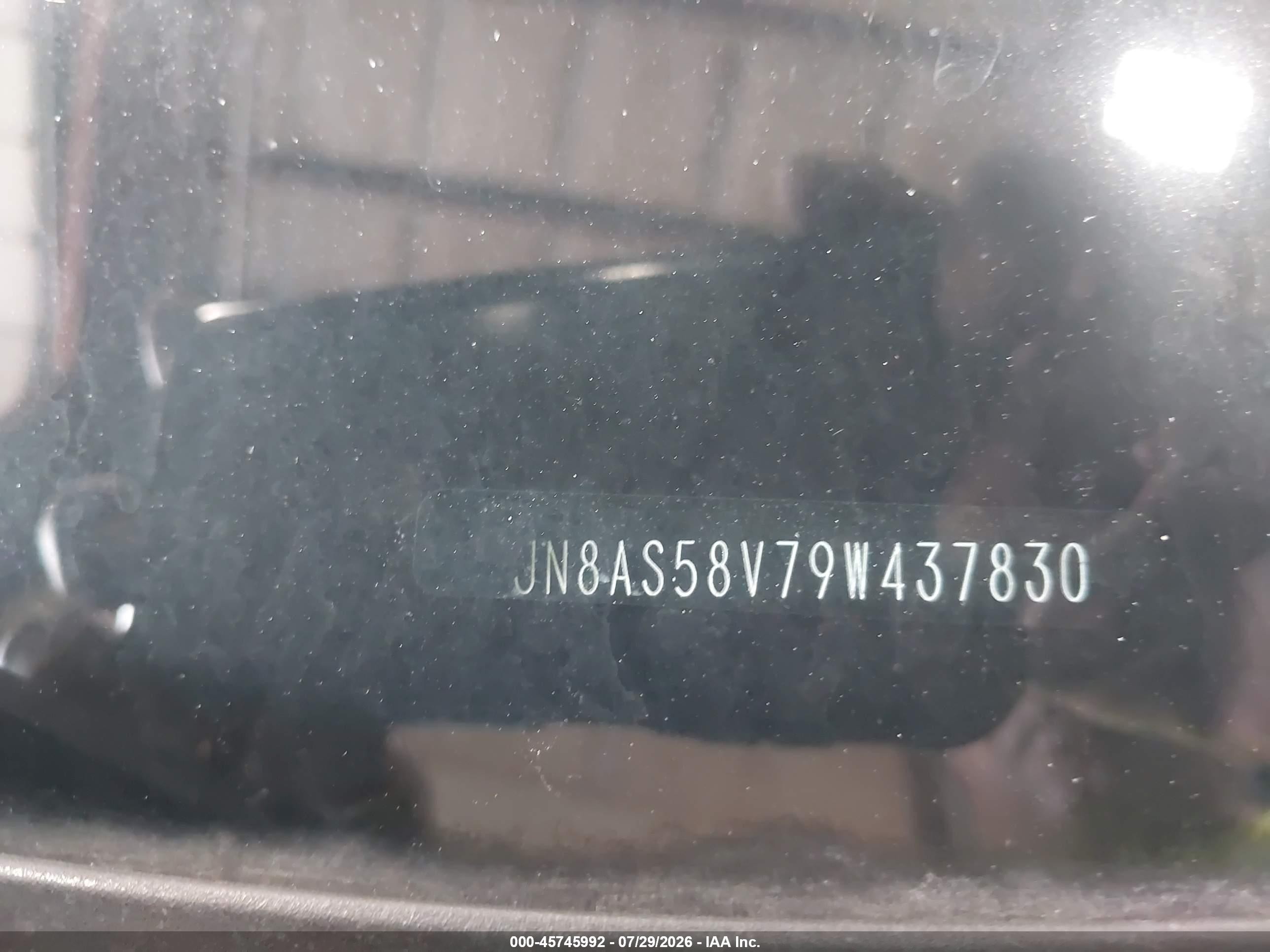 2009 Nissan Rogue Sl Черный vin: JN8AS58V79W437830