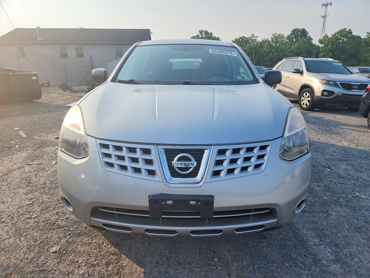 2009 Nissan Rogue S Silver vin: JN8AS58V79W448102