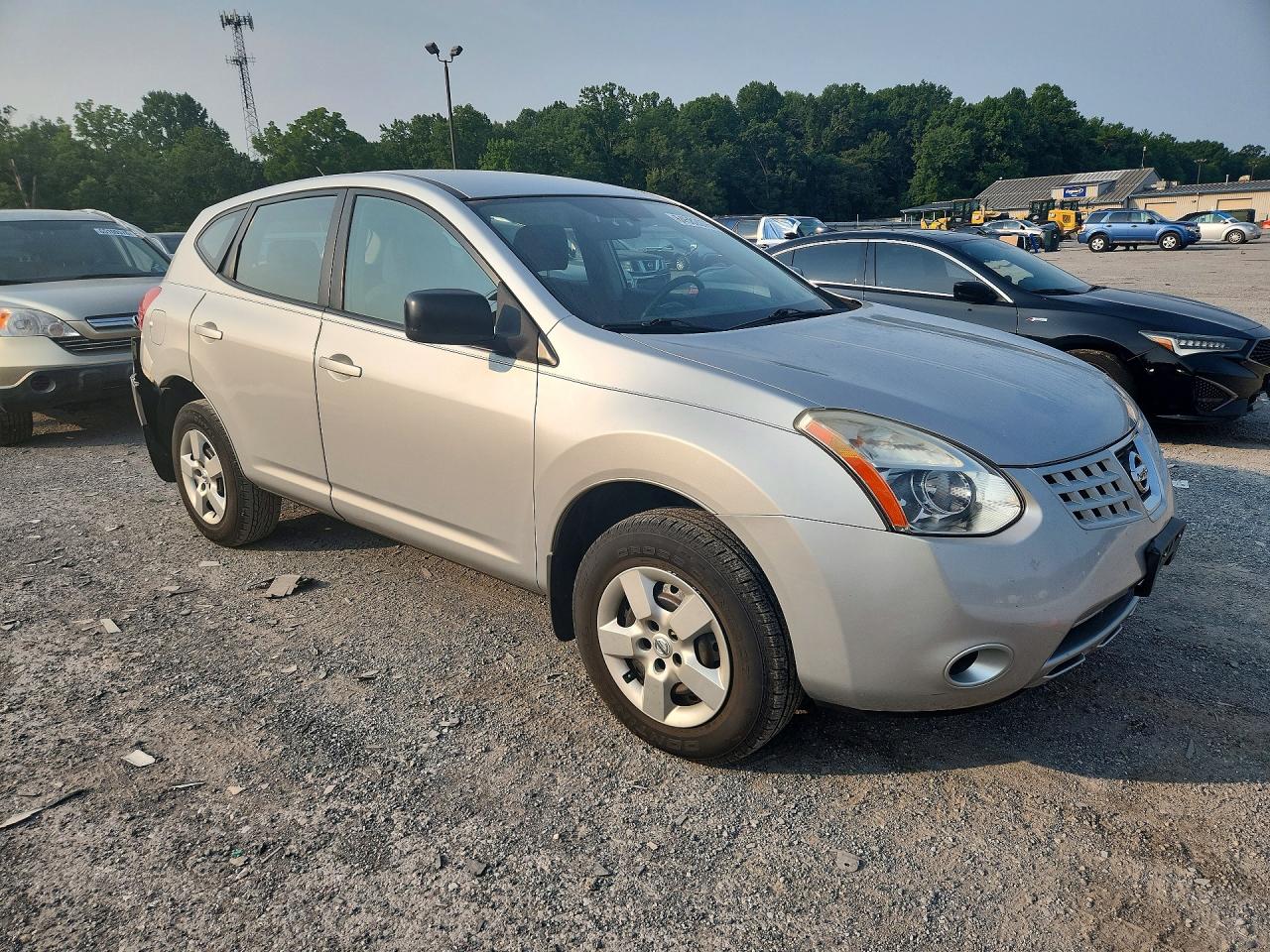 2009 Nissan Rogue S Silver vin: JN8AS58V79W448102