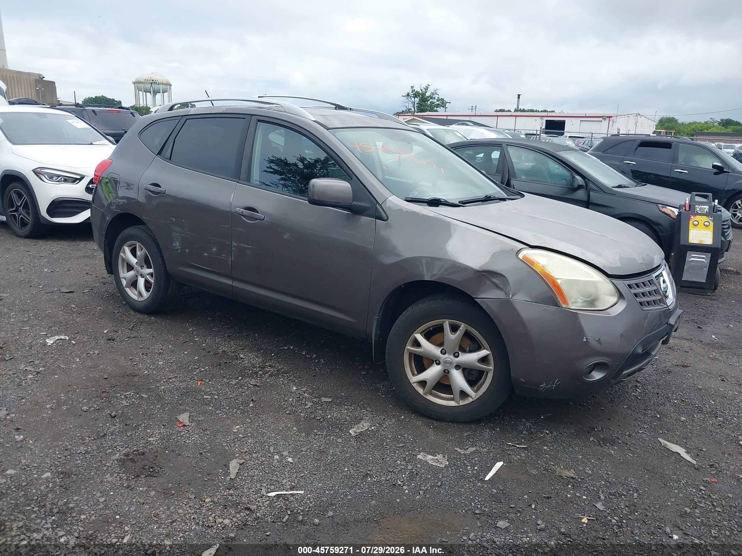 2008 Nissan Rogue Sl Gray vin: JN8AS58V88W114613