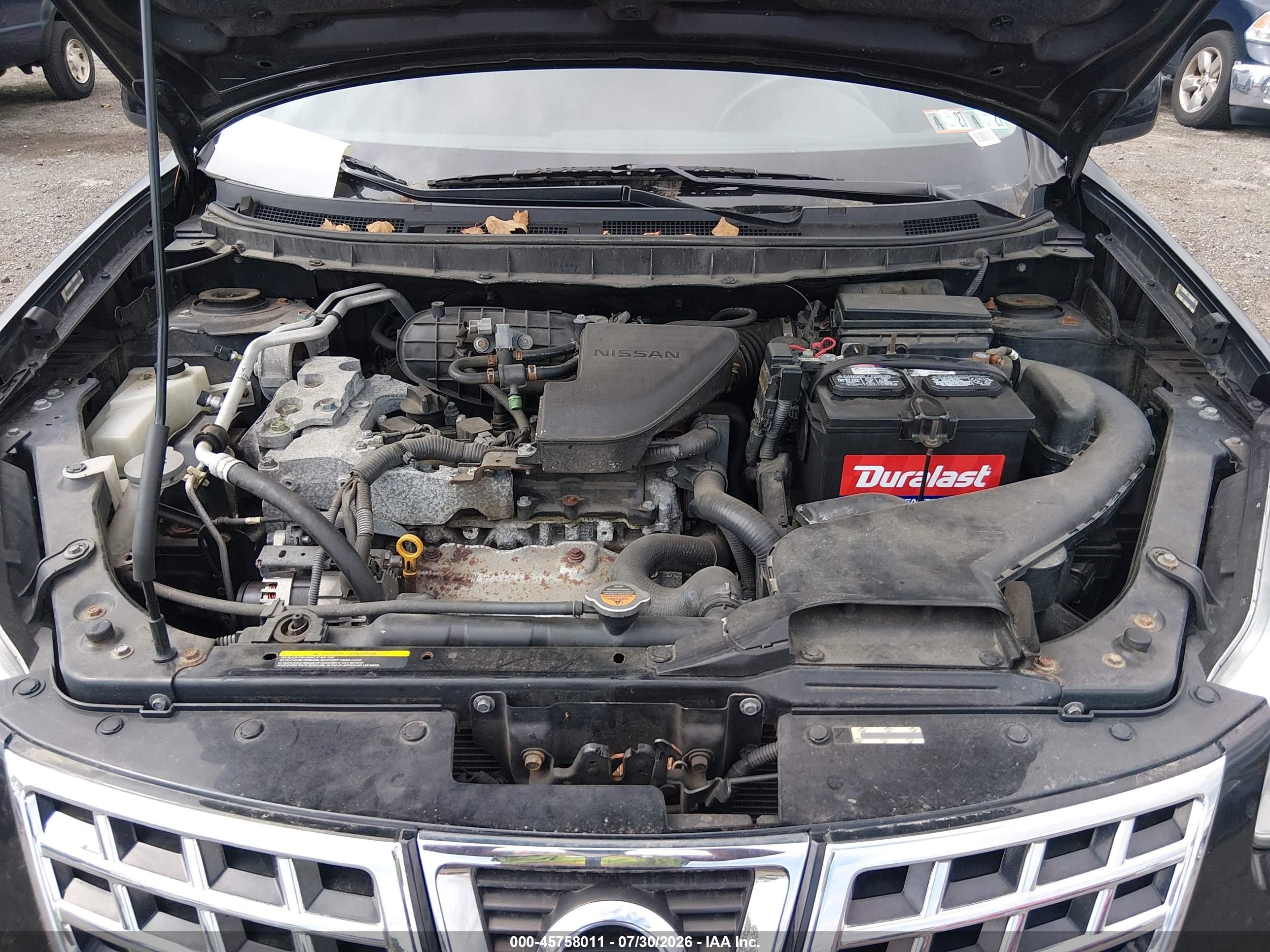 2008 Nissan Rogue Sl Black vin: JN8AS58V88W120914