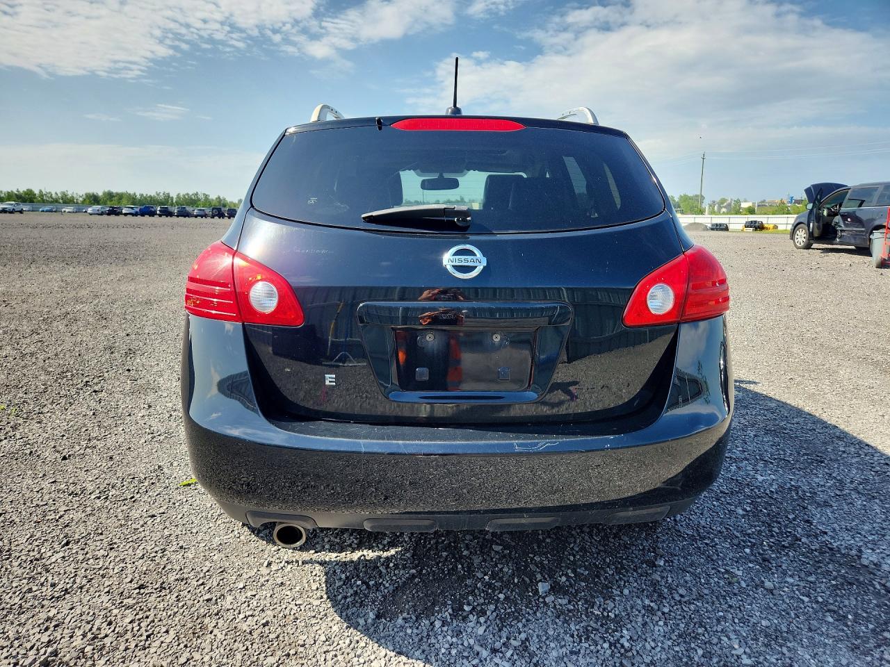 2008 Nissan Rogue S Black vin: JN8AS58V88W121304