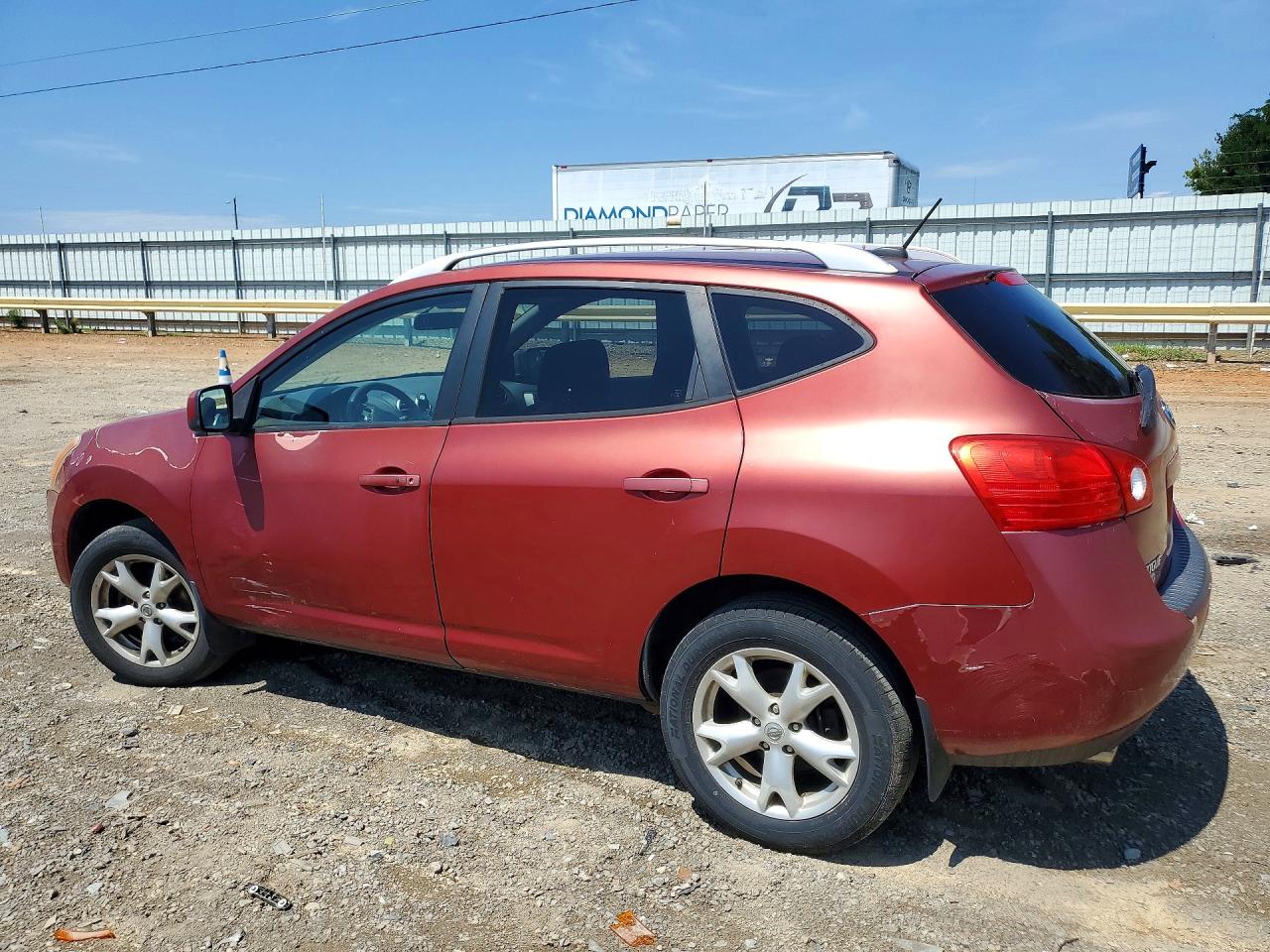 2008 Nissan Rogue S Maroon vin: JN8AS58V88W127748