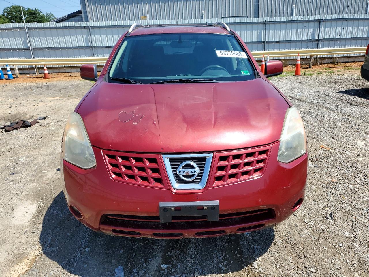 2008 Nissan Rogue S Maroon vin: JN8AS58V88W127748