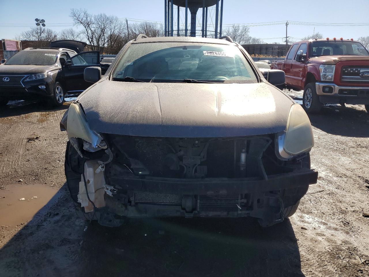 2008 Nissan Rogue S Gray vin: JN8AS58V88W132707