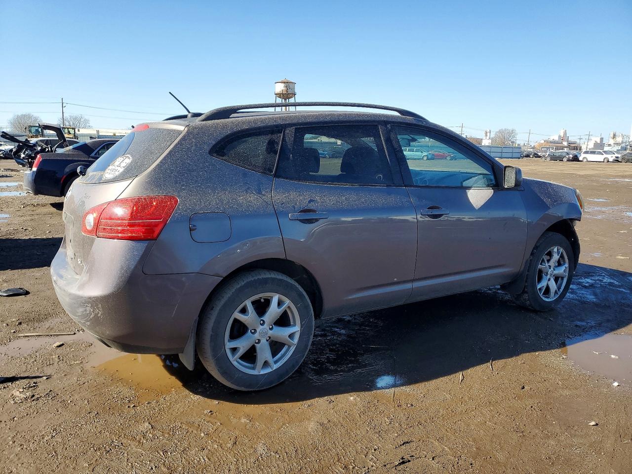2008 Nissan Rogue S Gray vin: JN8AS58V88W132707