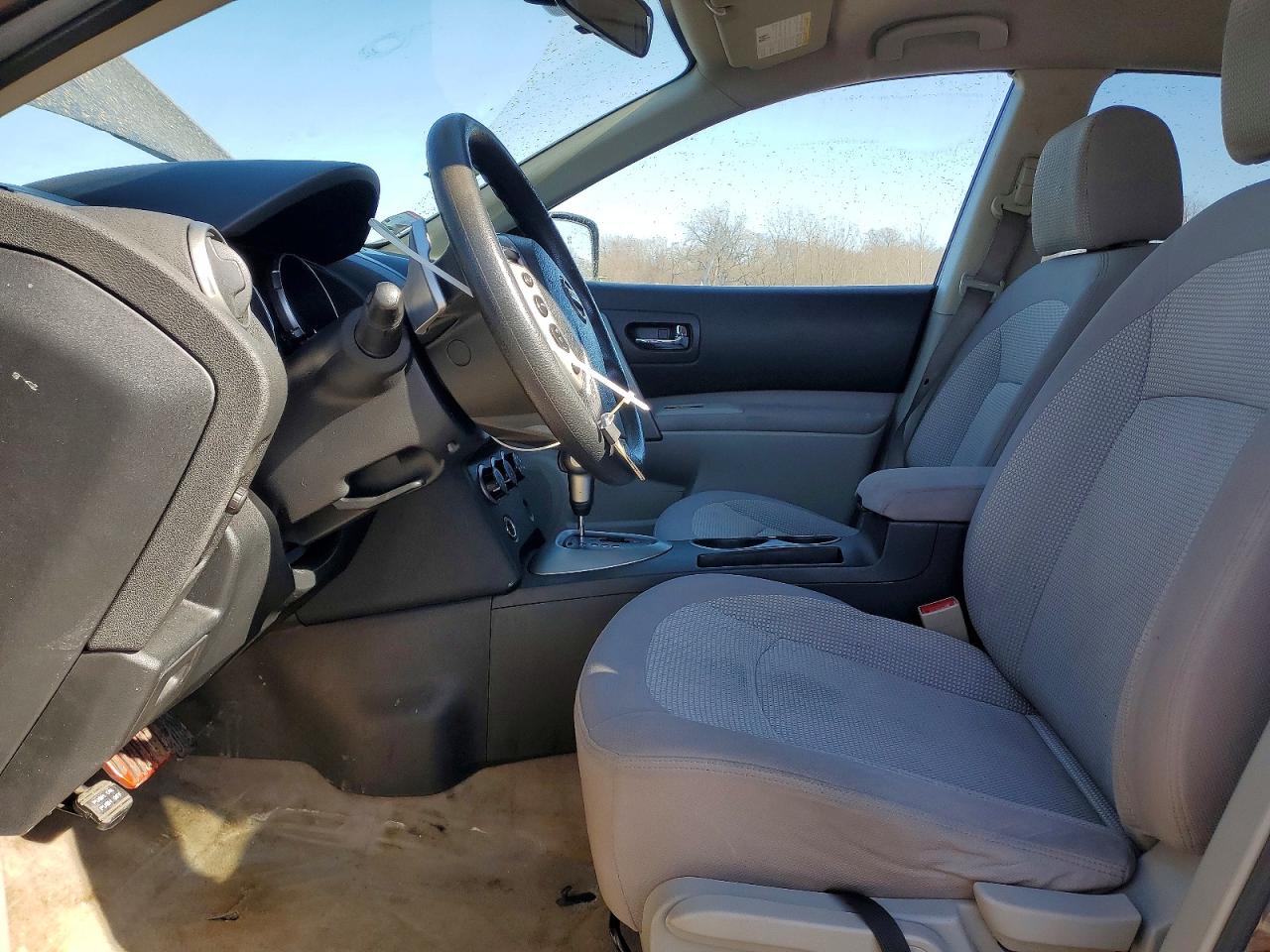 2008 Nissan Rogue S Gray vin: JN8AS58V88W132707