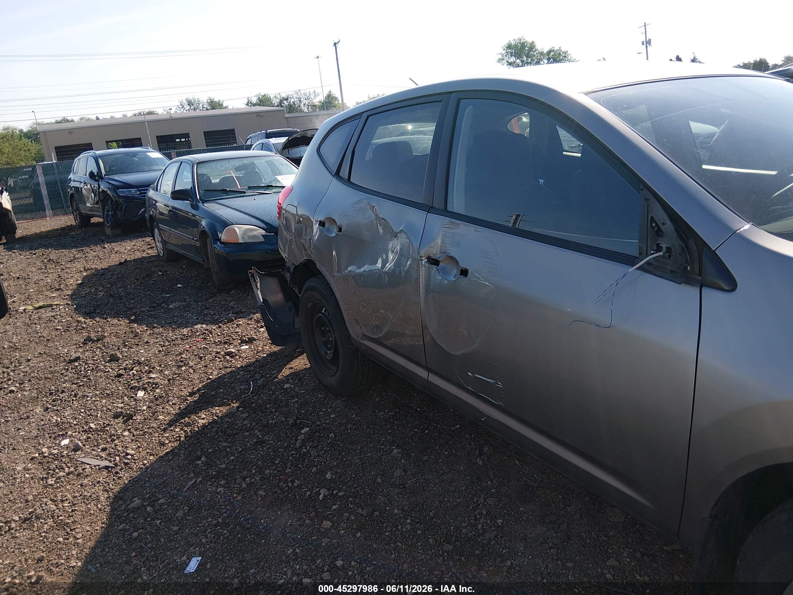 2008 Nissan Rogue S Gray vin: JN8AS58V88W135719