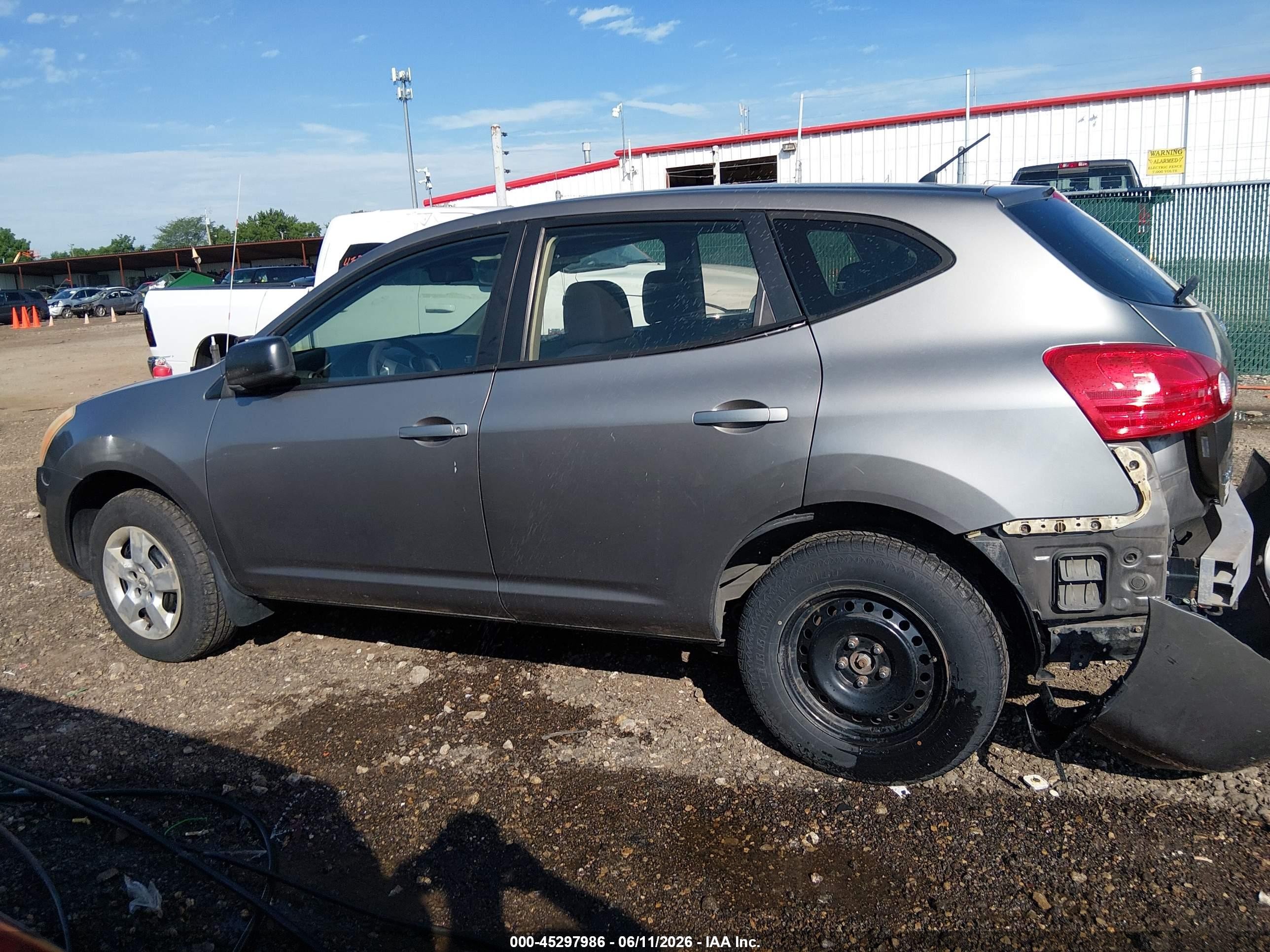 2008 Nissan Rogue S Gray vin: JN8AS58V88W135719