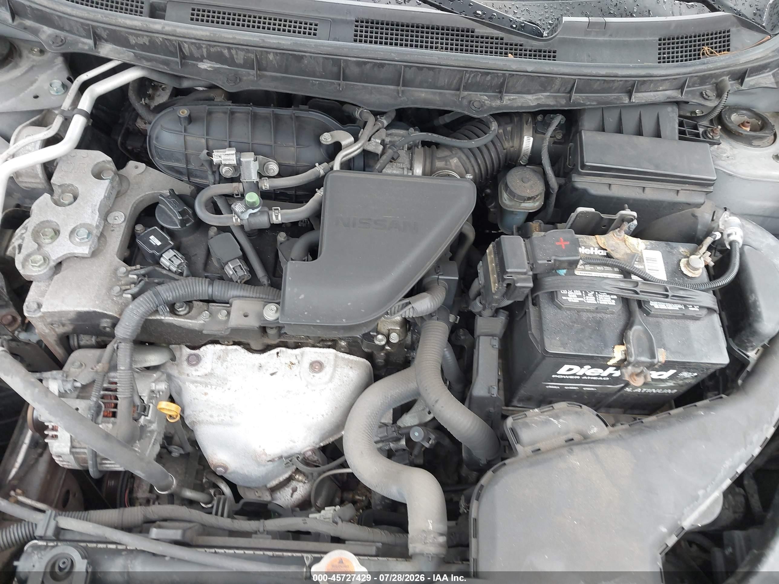 2008 Nissan Rogue Sl Gray vin: JN8AS58V88W142508