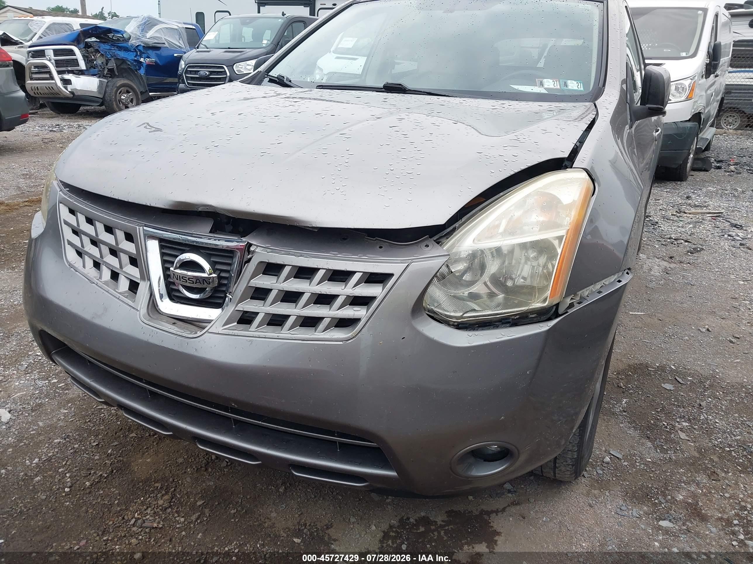 2008 Nissan Rogue Sl Gray vin: JN8AS58V88W142508