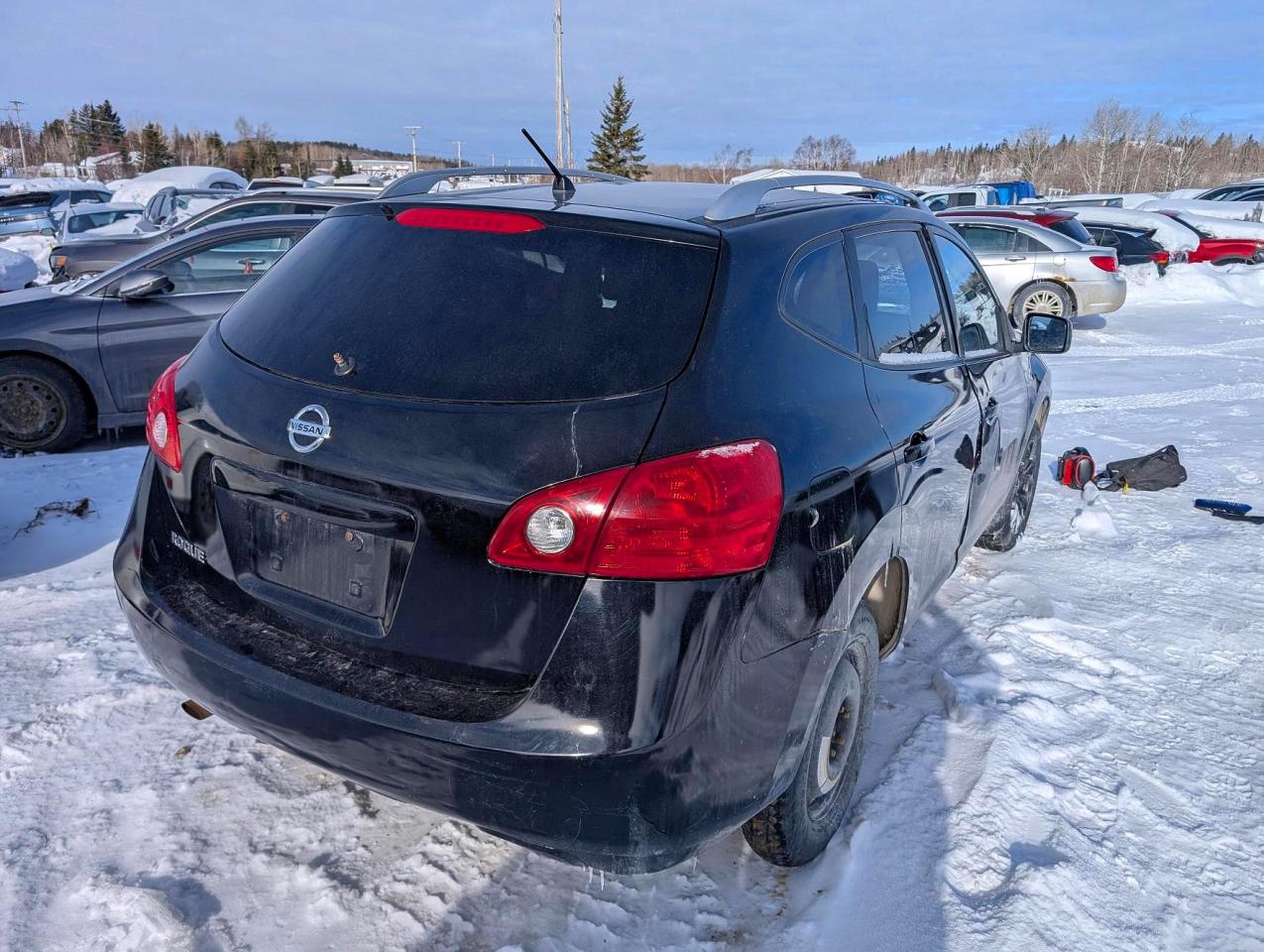 2009 Niss Rogue S Черный vin: JN8AS58V89W163490