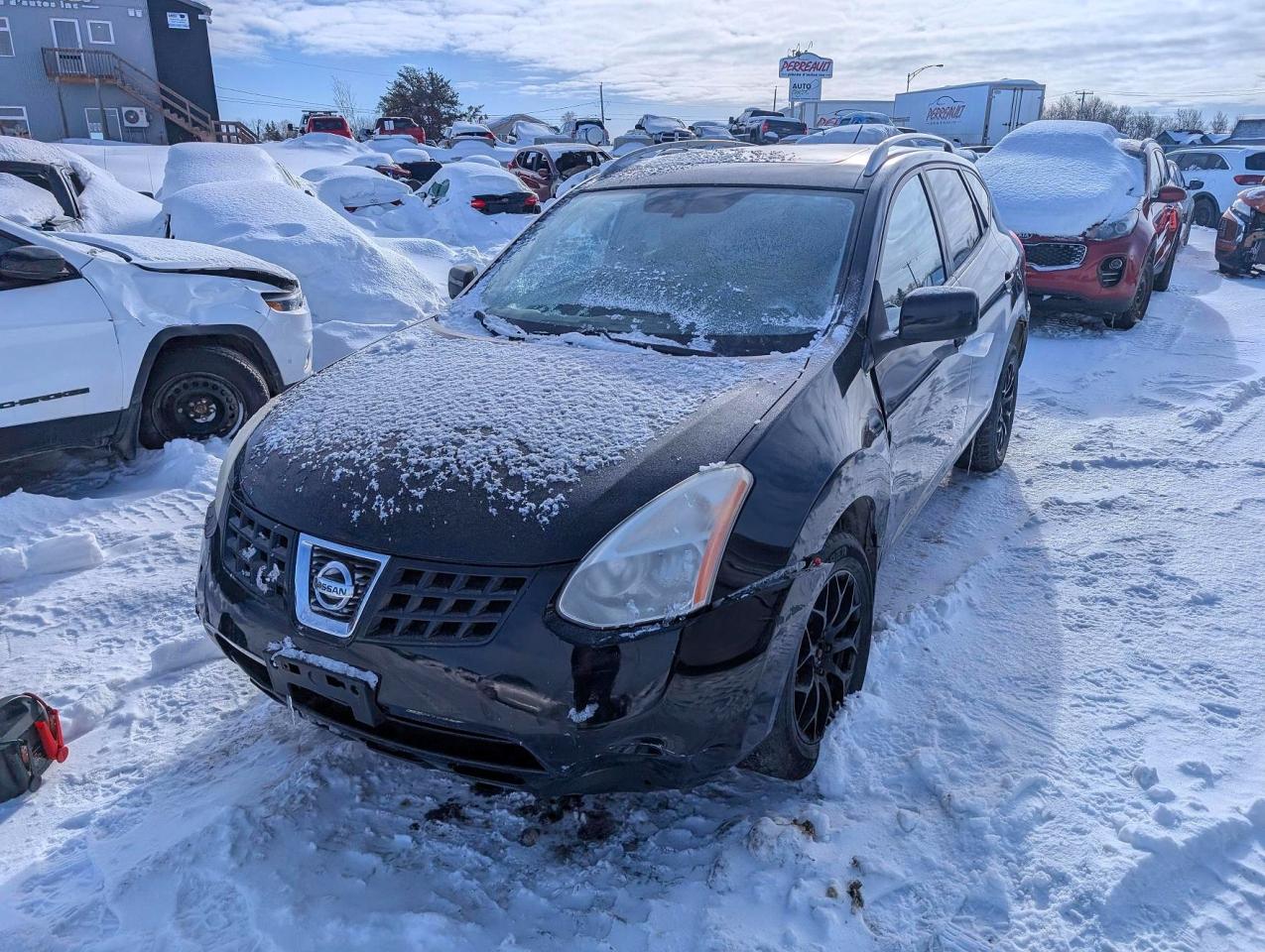 2009 Niss Rogue S Черный vin: JN8AS58V89W163490