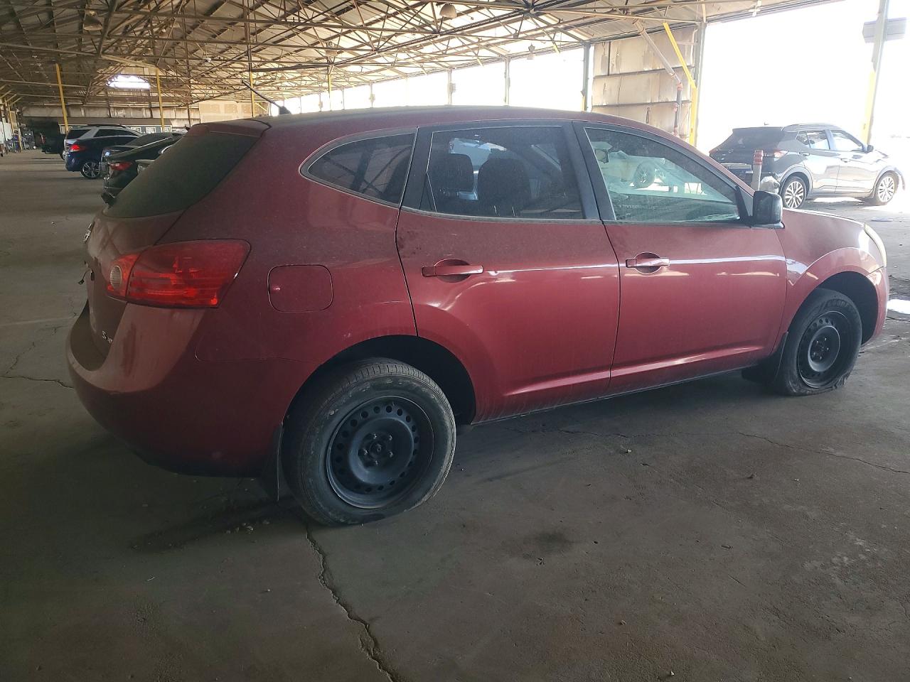 2009 Nissan Rogue S Burgundy vin: JN8AS58V89W171444