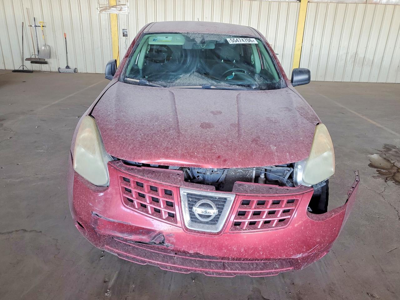 2009 Nissan Rogue S Burgundy vin: JN8AS58V89W171444