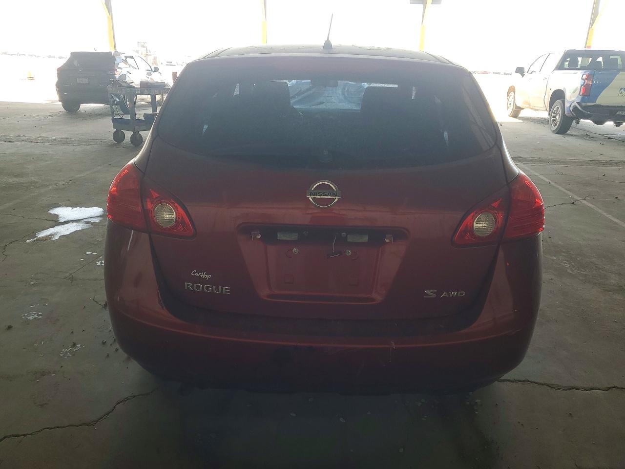 2009 Nissan Rogue S Burgundy vin: JN8AS58V89W171444
