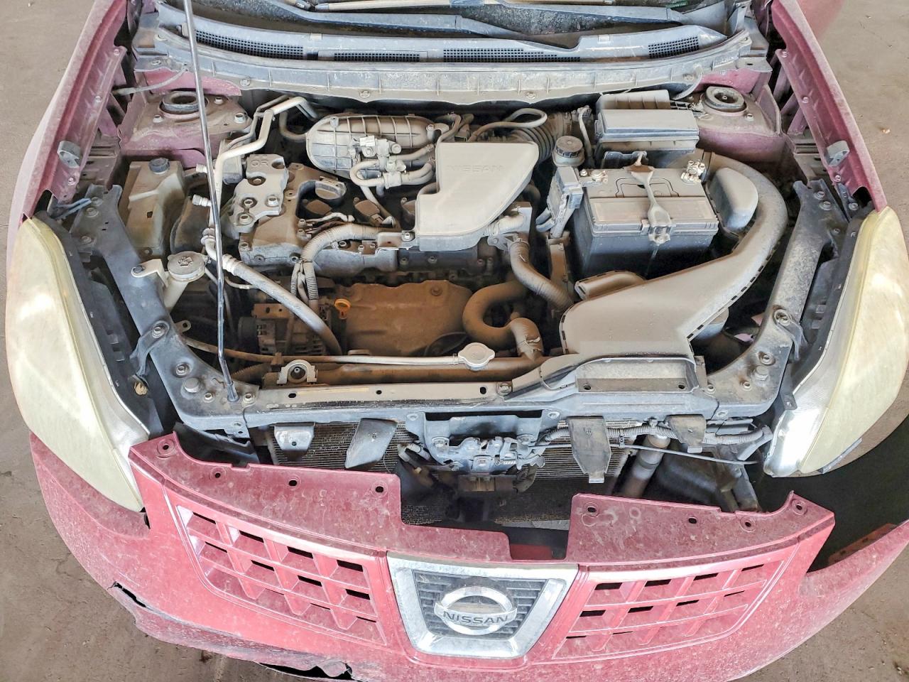 2009 Nissan Rogue S Burgundy vin: JN8AS58V89W171444