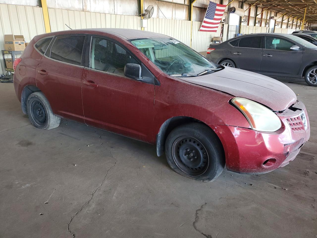 2009 Nissan Rogue S Burgundy vin: JN8AS58V89W171444