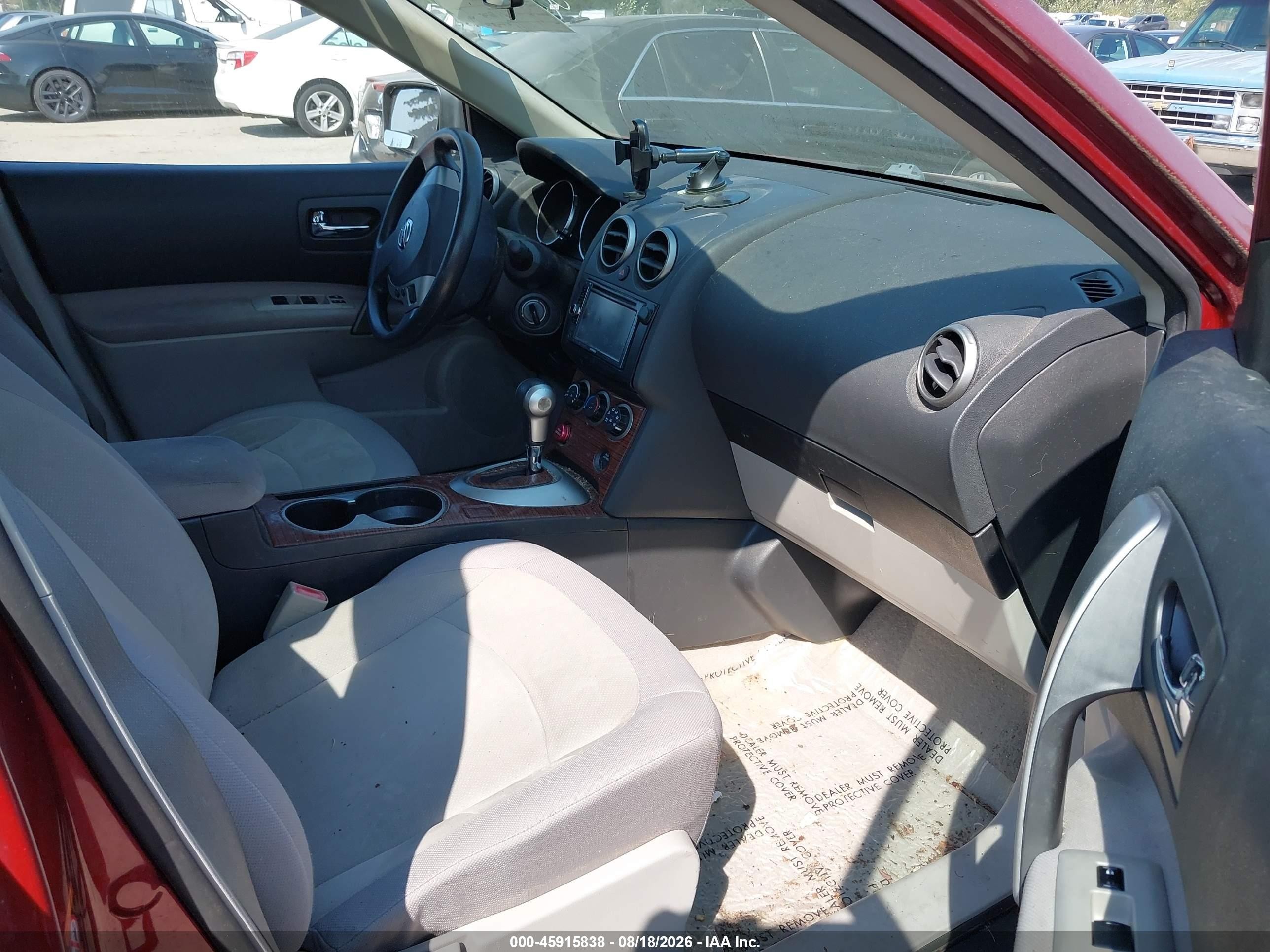 2009 Nissan Rogue S Red vin: JN8AS58V89W174523