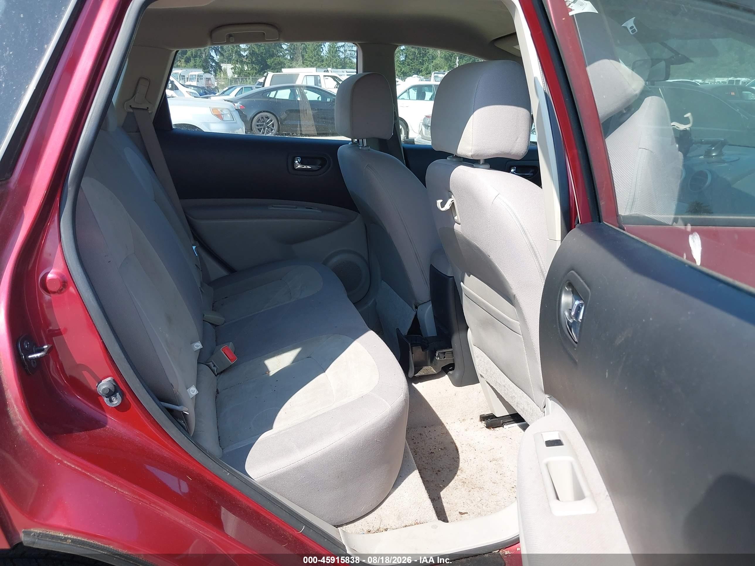 2009 Nissan Rogue S Red vin: JN8AS58V89W174523
