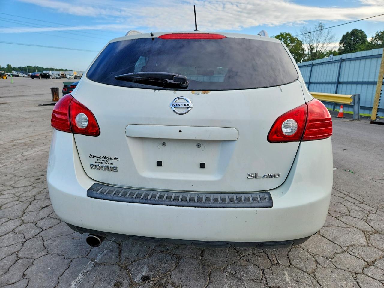 2009 Nissan Rogue S Белый vin: JN8AS58V89W185960