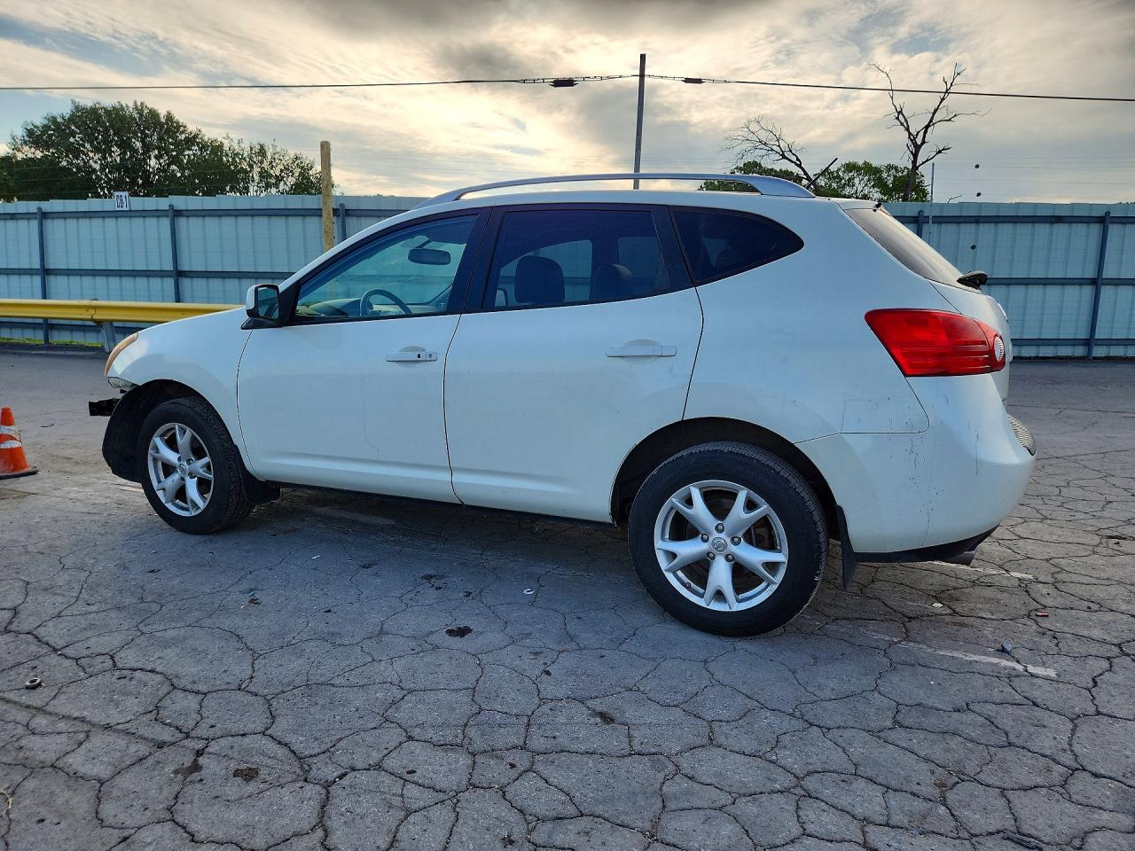 2009 Nissan Rogue S Белый vin: JN8AS58V89W185960