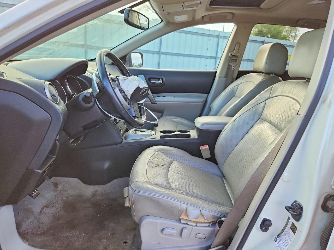 2009 Nissan Rogue S Белый vin: JN8AS58V89W185960