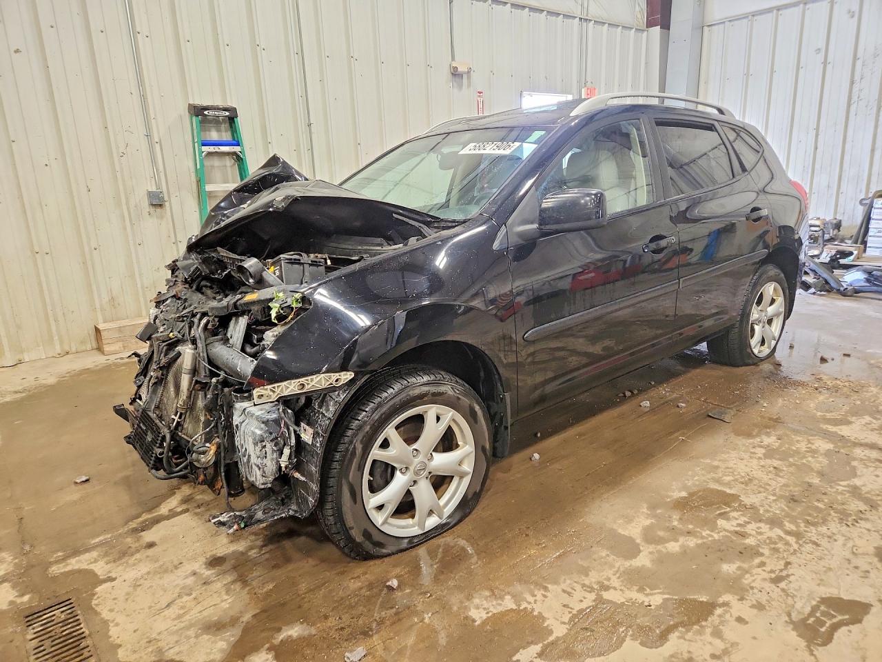 2009 Nissan Rogue S/sl Черный vin: JN8AS58V89W188468