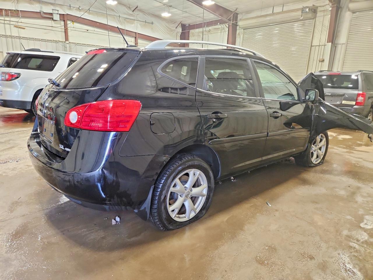 2009 Nissan Rogue S/sl Black vin: JN8AS58V89W188468