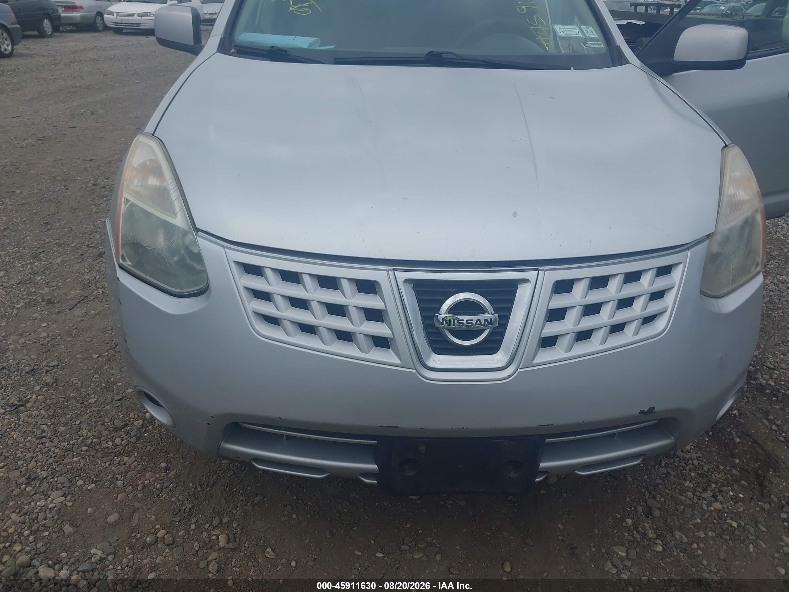 2009 Nissan Rogue Sl Silver vin: JN8AS58V89W192830