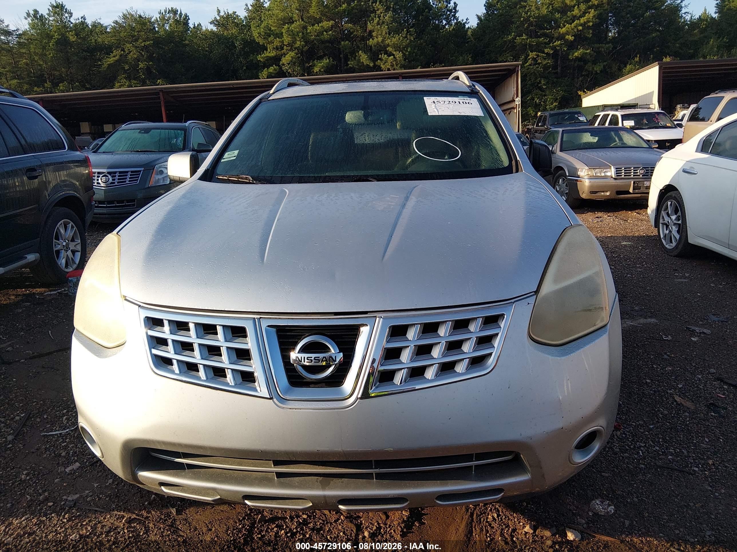 2009 Nissan Rogue Sl Silver vin: JN8AS58V89W434595