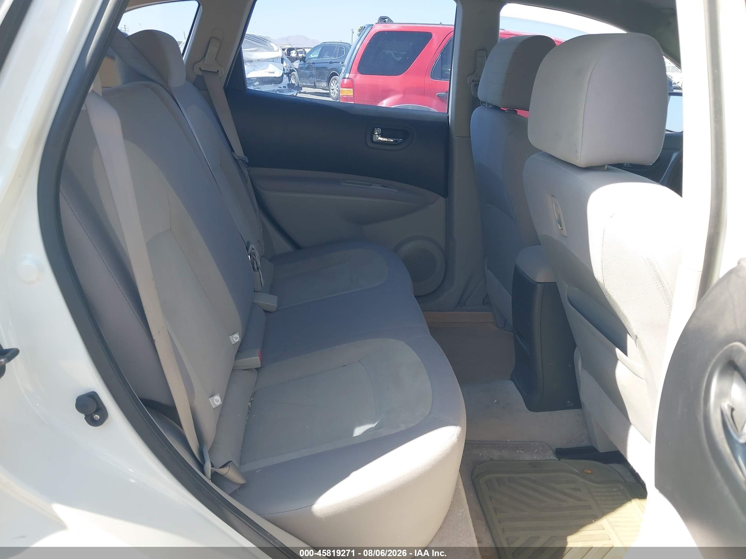 2009 Nissan Rogue S White vin: JN8AS58V89W438498