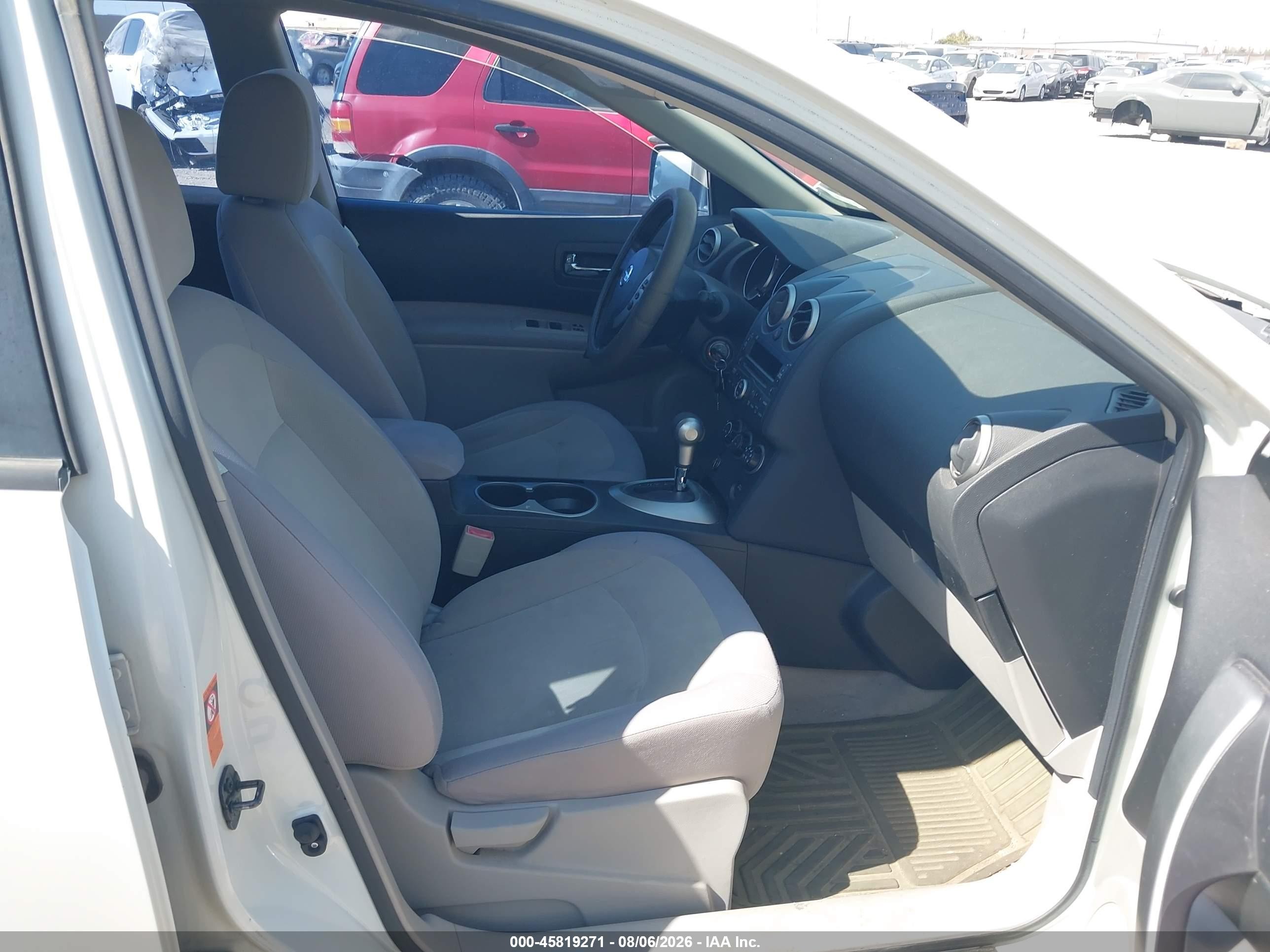 2009 Nissan Rogue S White vin: JN8AS58V89W438498