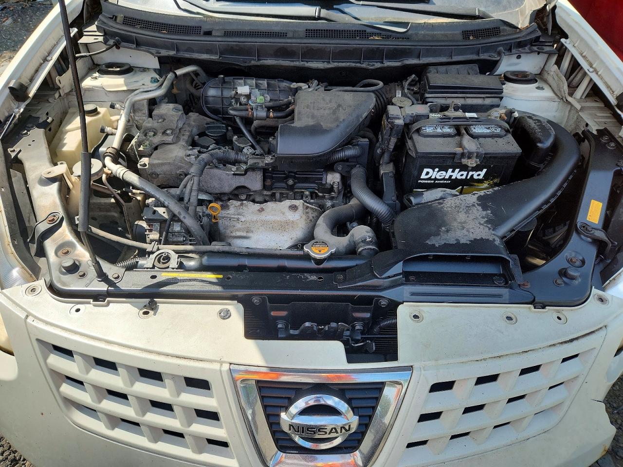 2009 Nissan Rogue S White vin: JN8AS58V89W439134