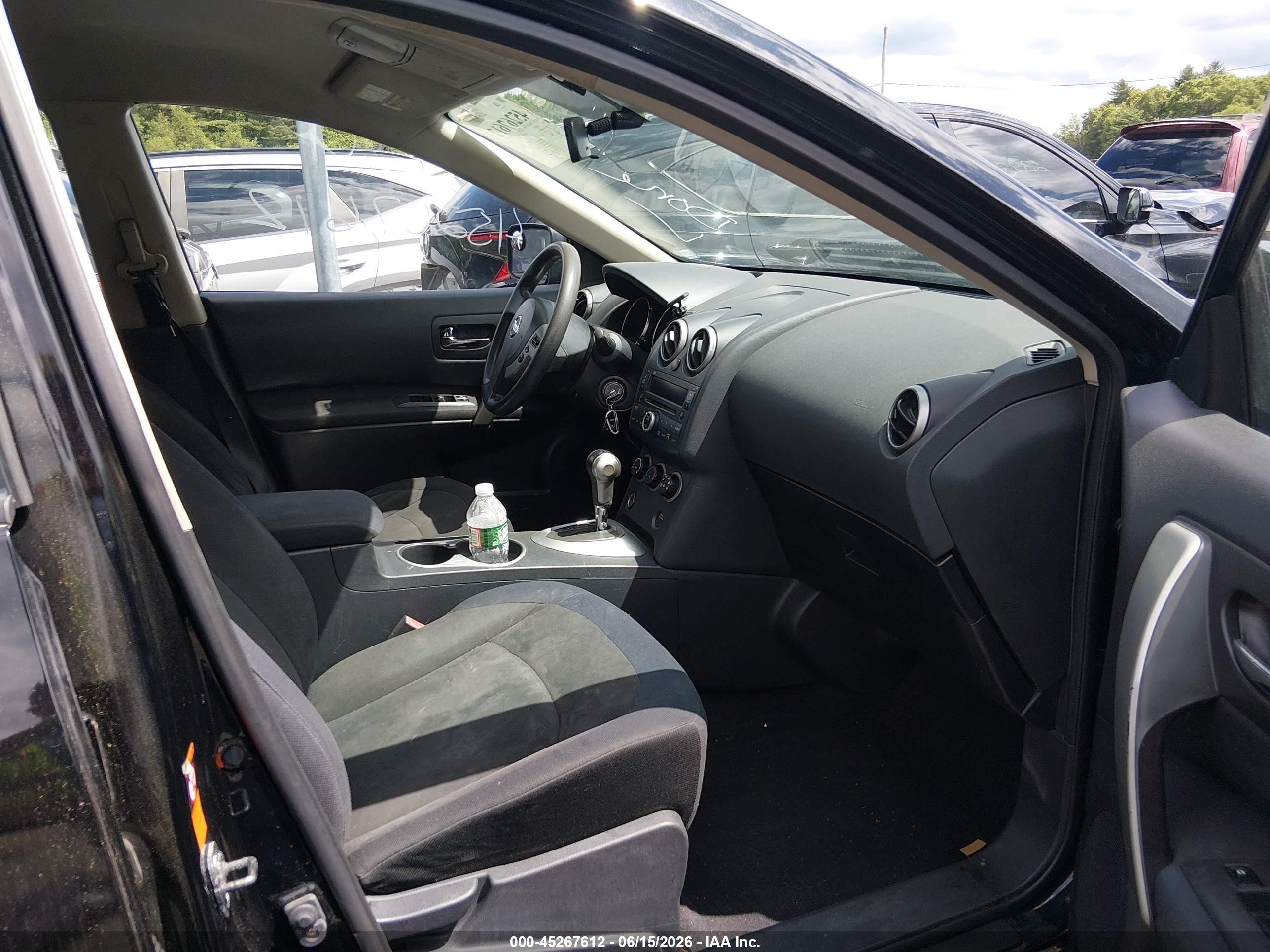 2009 Nissan Rogue S Black vin: JN8AS58V89W446567