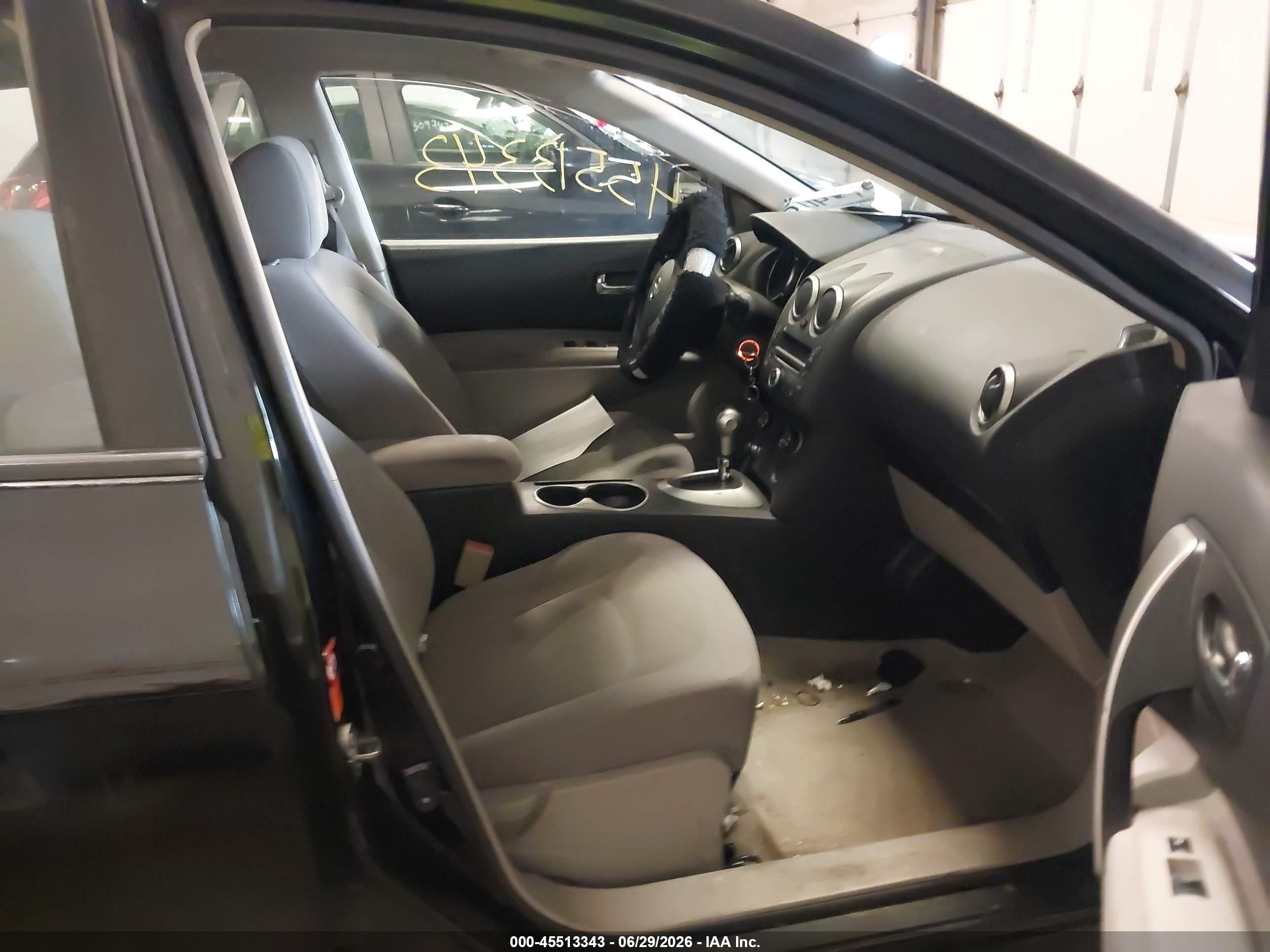 2009 Nissan Rogue S Black vin: JN8AS58V89W447427
