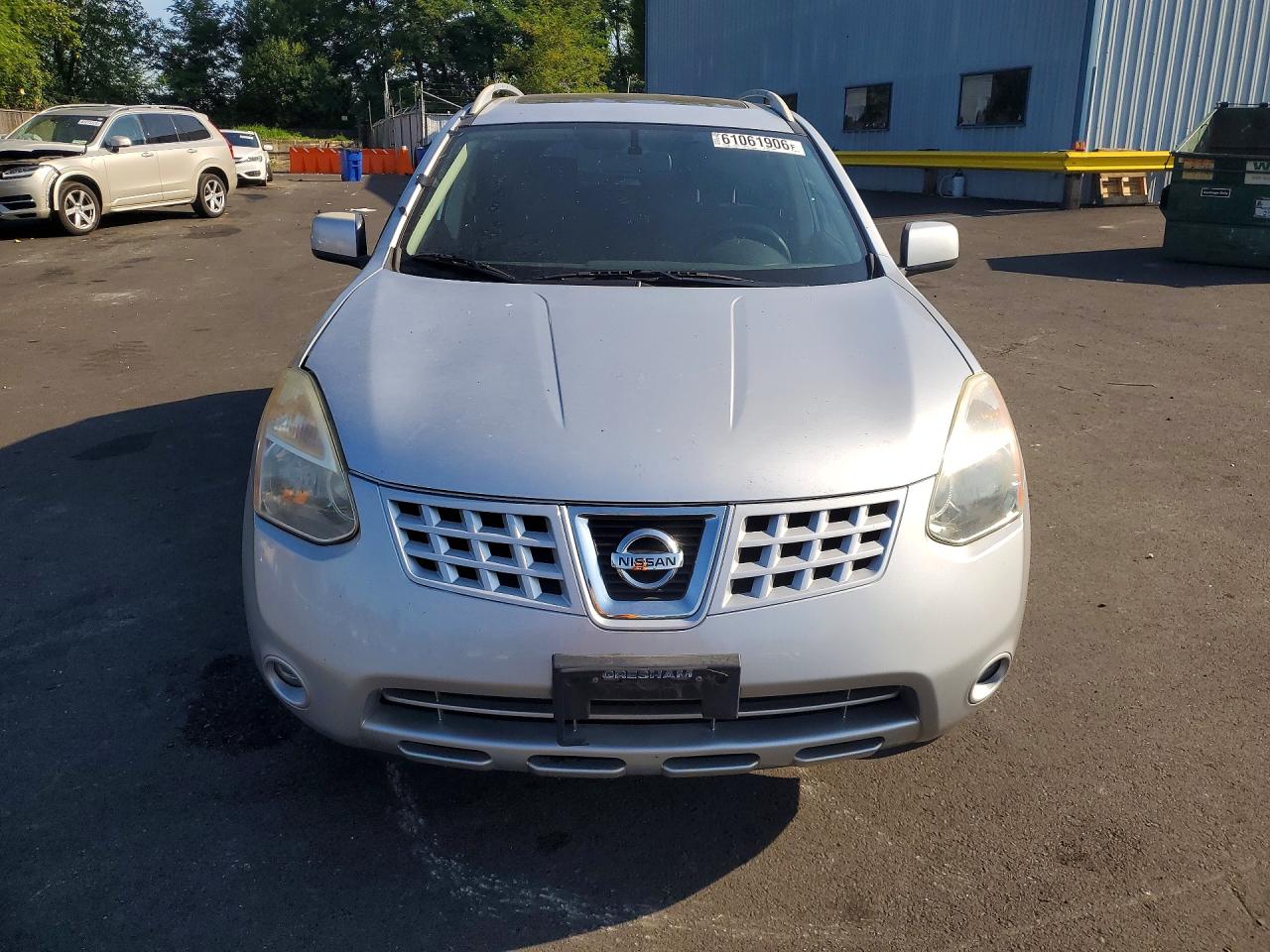 2008 Nissan Rogue S Silver vin: JN8AS58V98W119691
