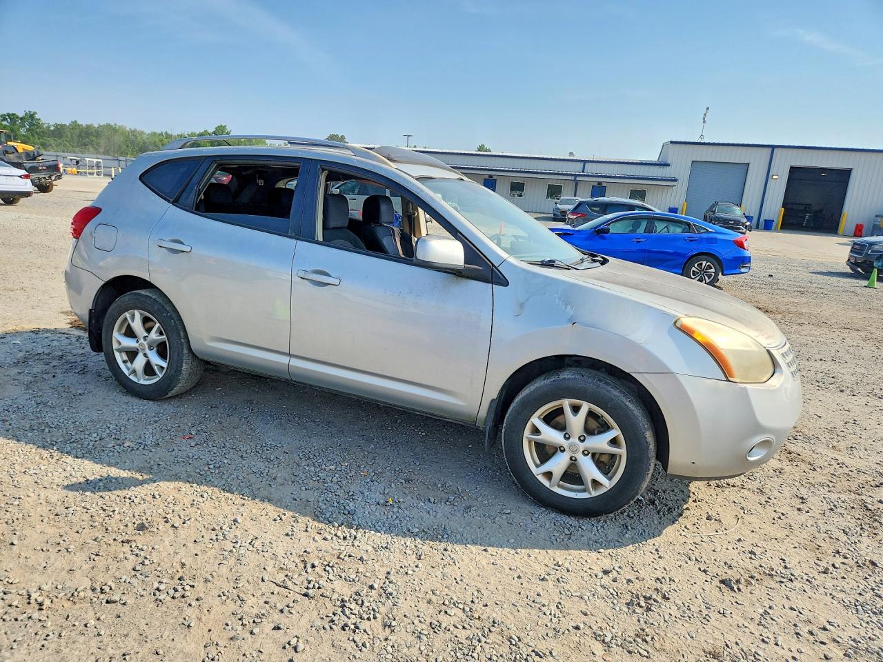 2008 Nissan Rogue S Gray vin: JN8AS58V98W142808