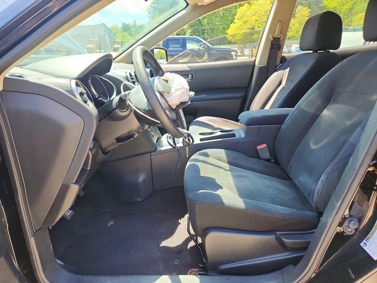 2008 Nissan Rogue S Black vin: JN8AS58V98W401538