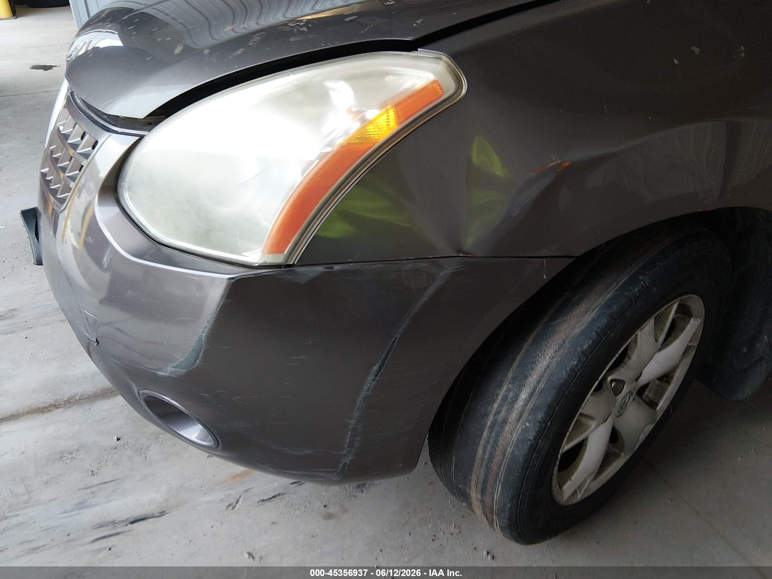 2008 Nissan Rogue Sl Gray vin: JN8AS58V98W408991