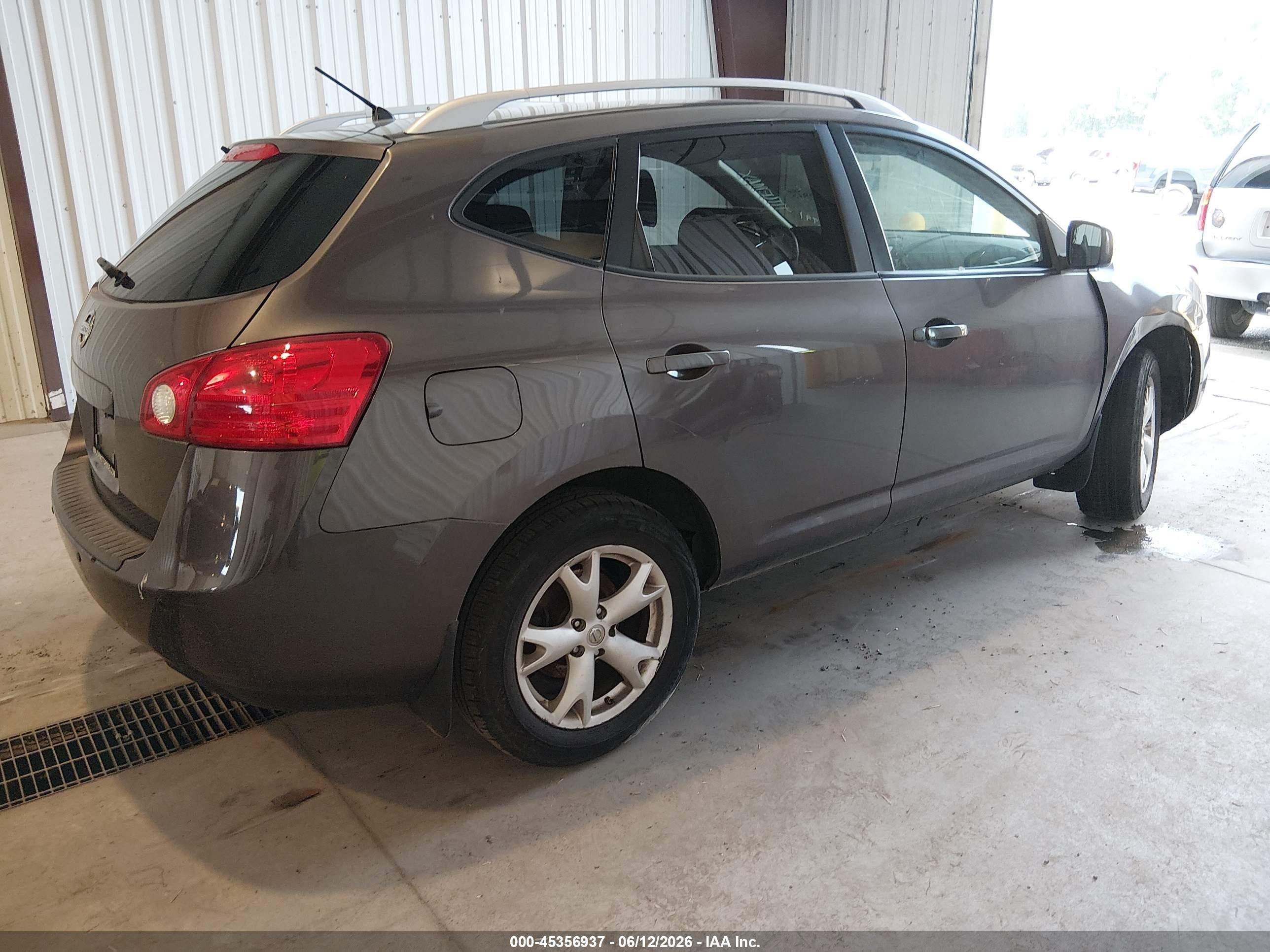 2008 Nissan Rogue Sl Gray vin: JN8AS58V98W408991