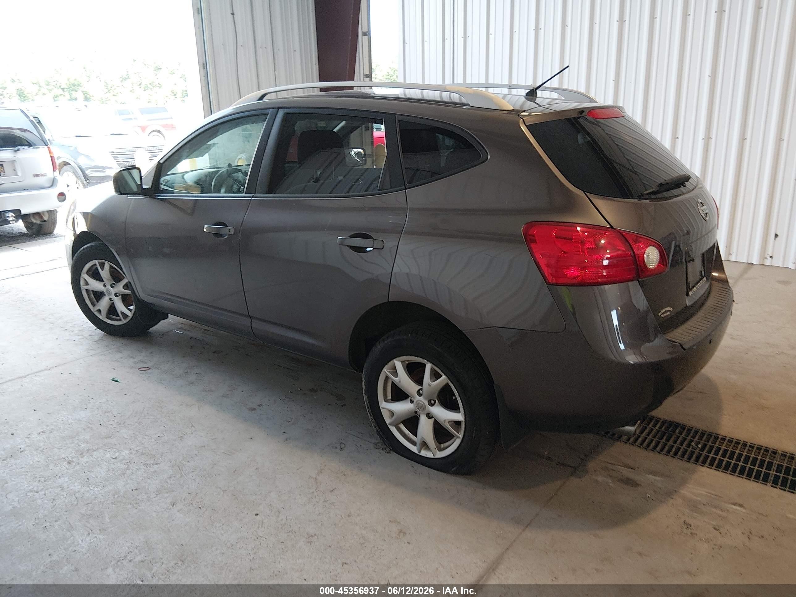 2008 Nissan Rogue Sl Gray vin: JN8AS58V98W408991