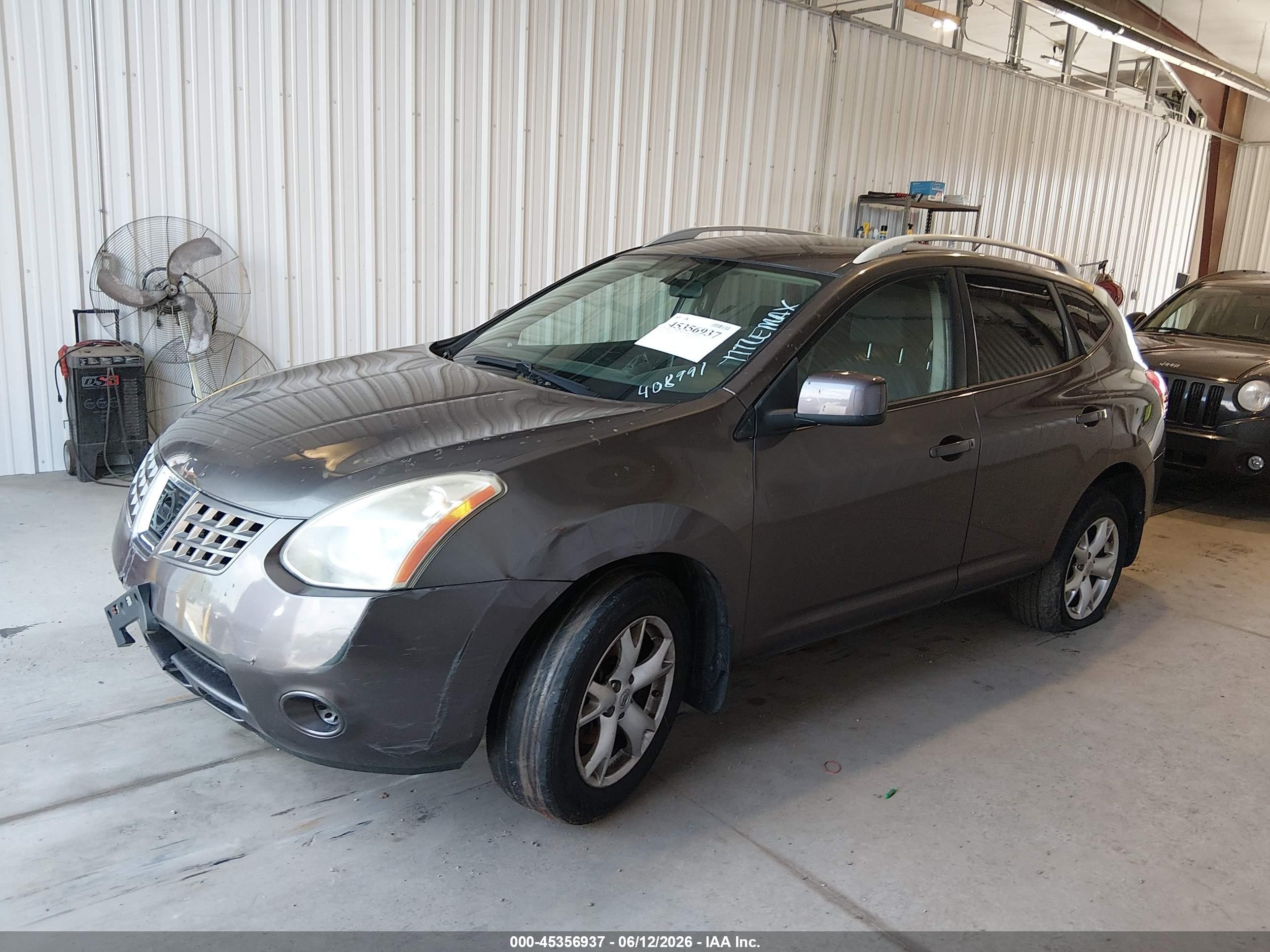 2008 Nissan Rogue Sl Gray vin: JN8AS58V98W408991