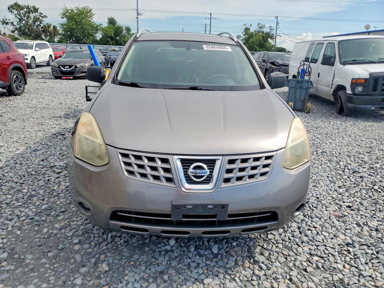 2009 Nissan Rogue S Tan vin: JN8AS58V99W164129
