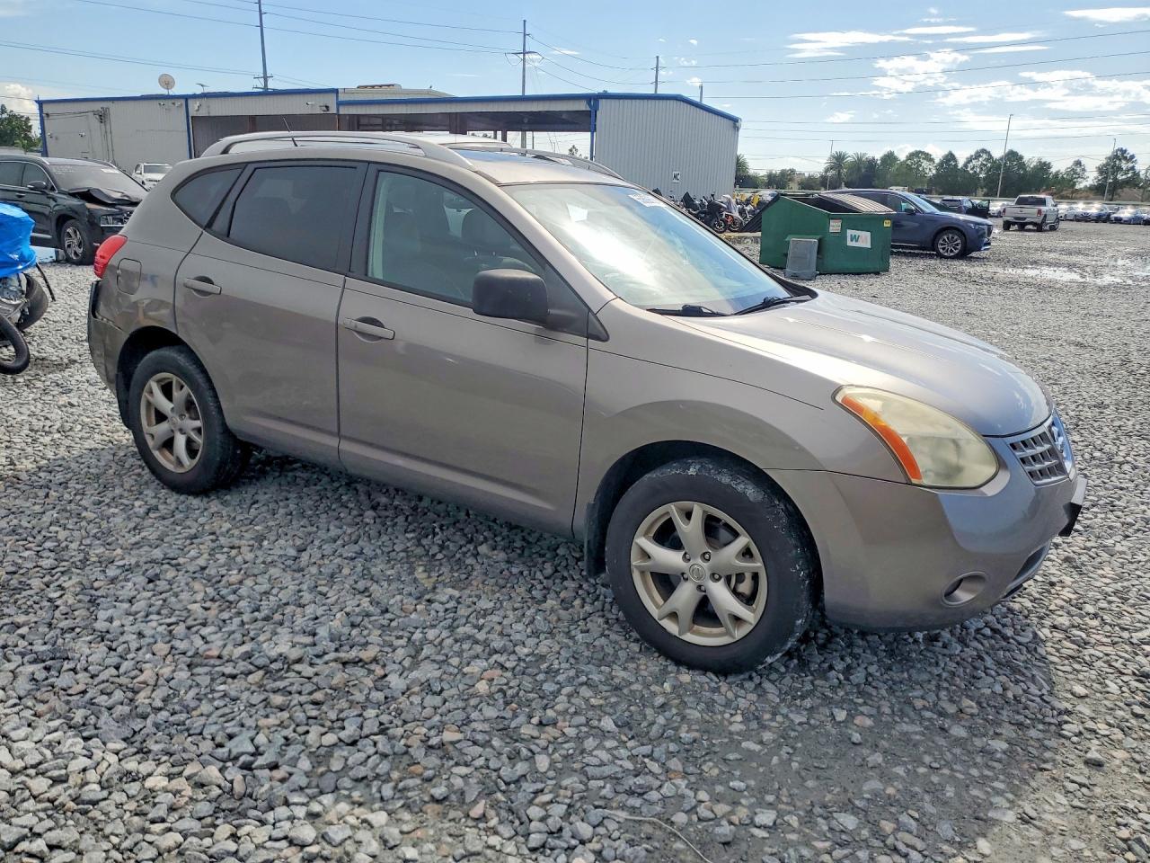 2009 Nissan Rogue S Tan vin: JN8AS58V99W164129