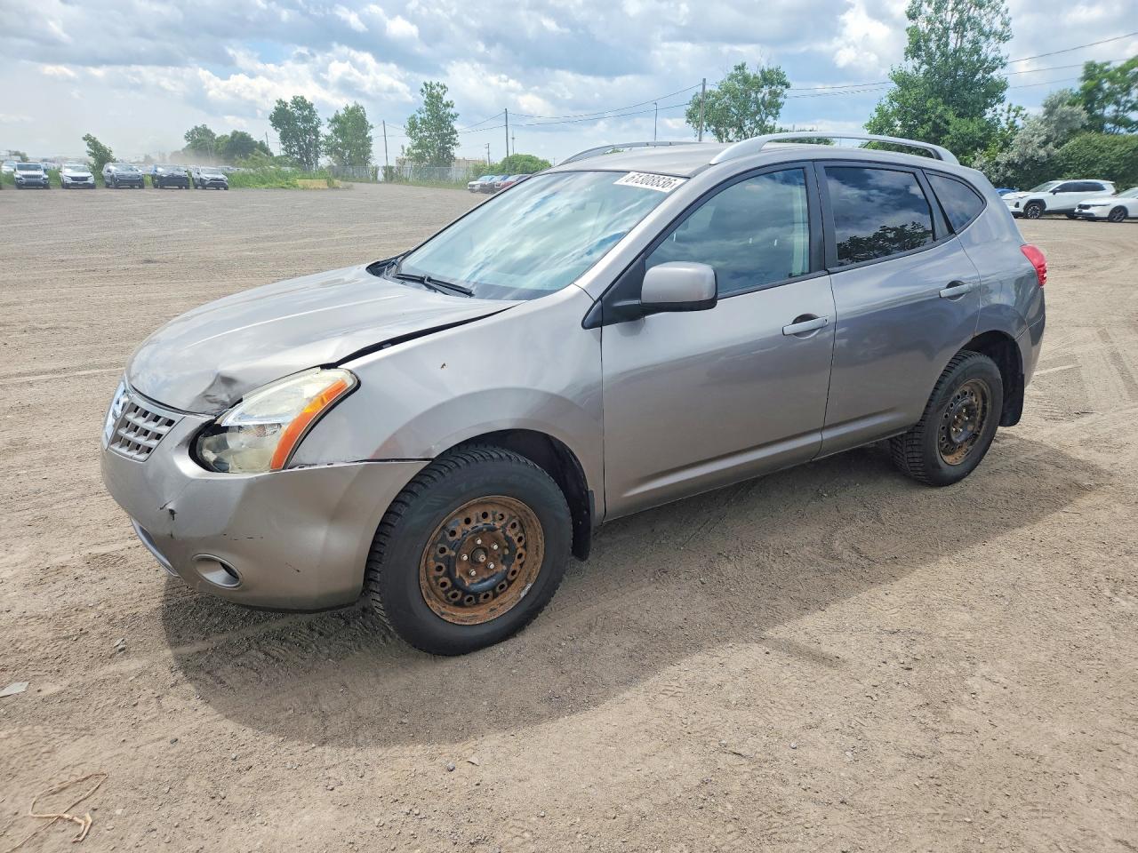 2009 Nissan Rogue S Silver vin: JN8AS58V99W172506