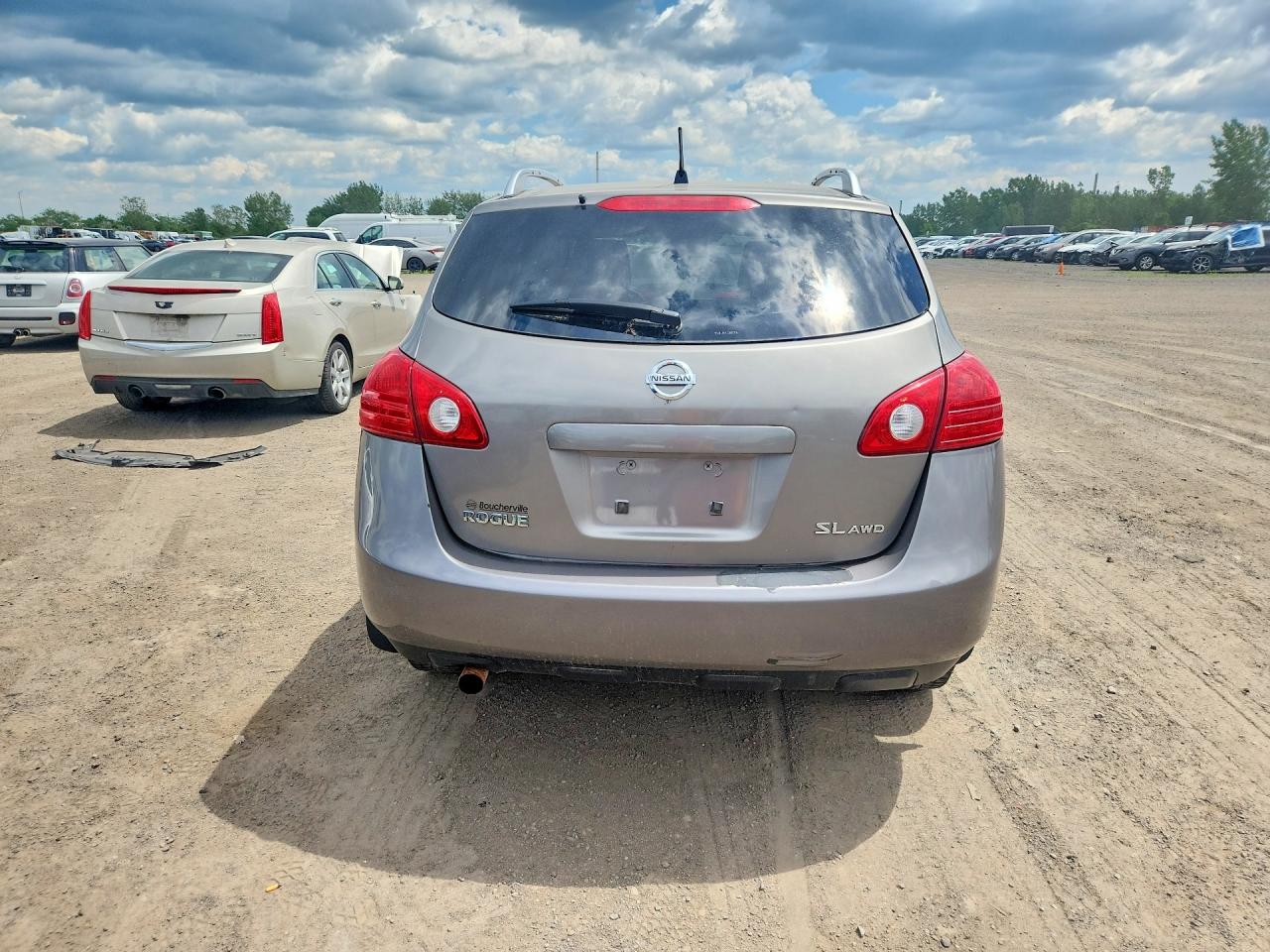2009 Nissan Rogue S Silver vin: JN8AS58V99W172506